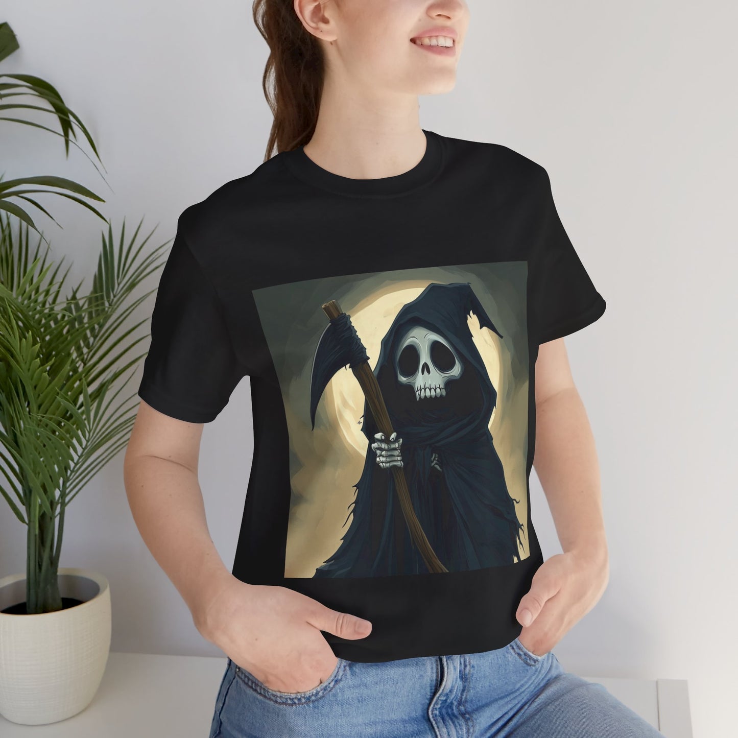 Mr. Grim the Reaper Unisex Jersey Short Sleeve Tee