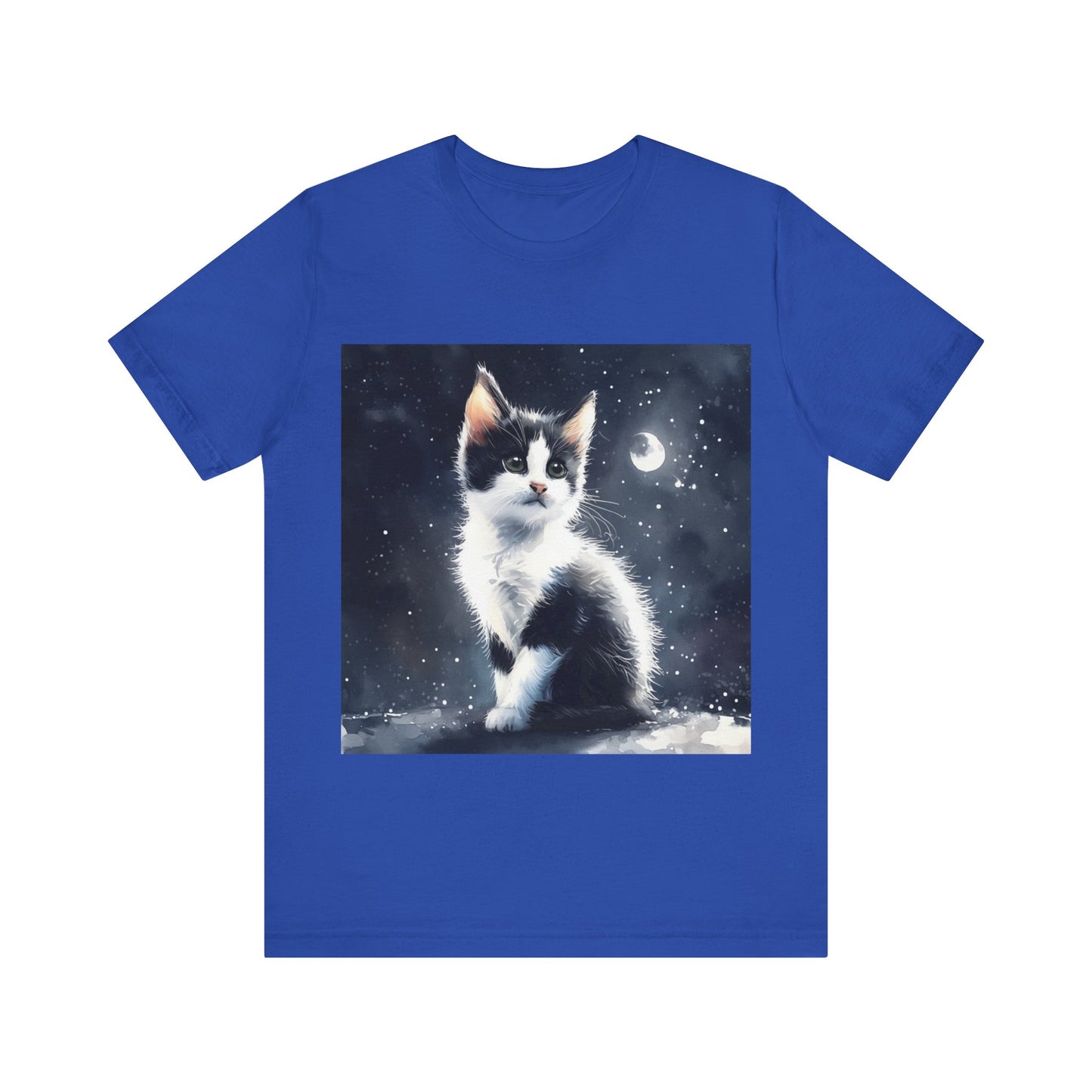 Cute Tuxedo Cat Jersey Short Sleeve Tee