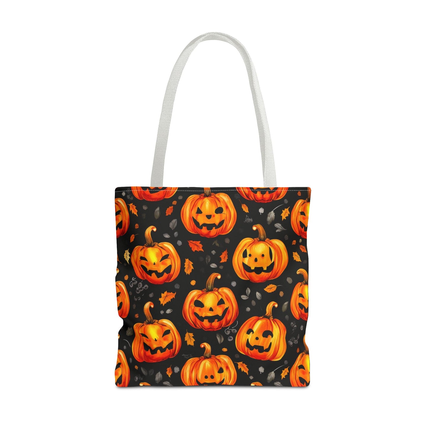 Happy Pumpkin Pattern Tote Bag (AOP)