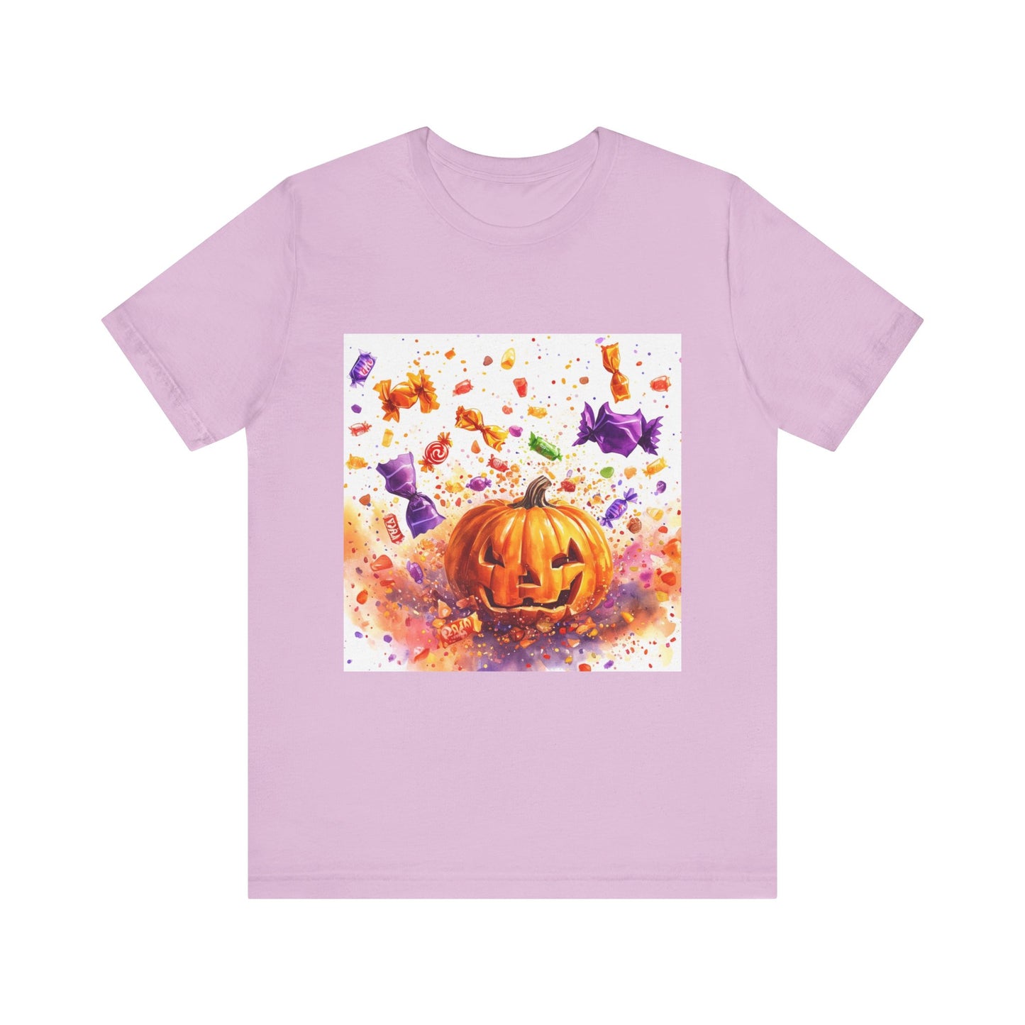 Jack o Lantern Candy Unisex Jersey Short Sleeve Tee