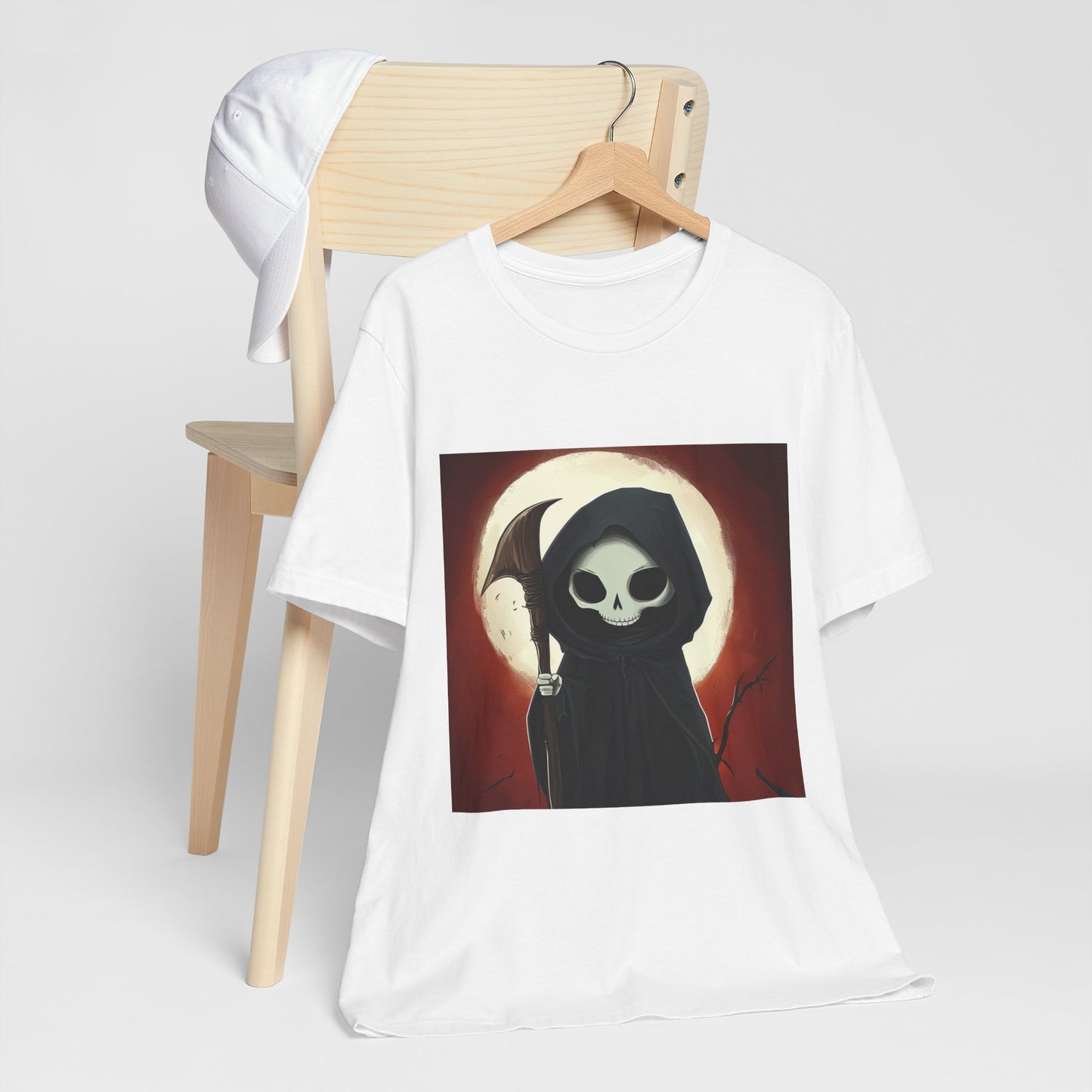 Cute Grim Reaper Unisex Jersey Short Sleeve Tee