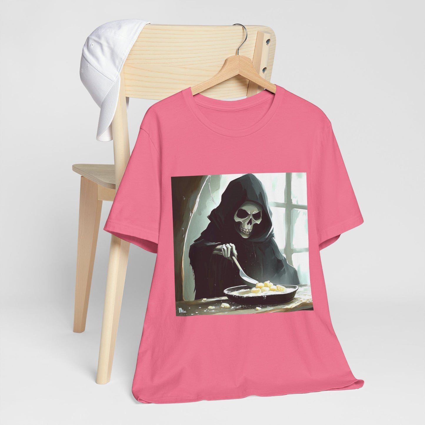 Grim Reaper Baking Unisex Jersey Short Sleeve Tee