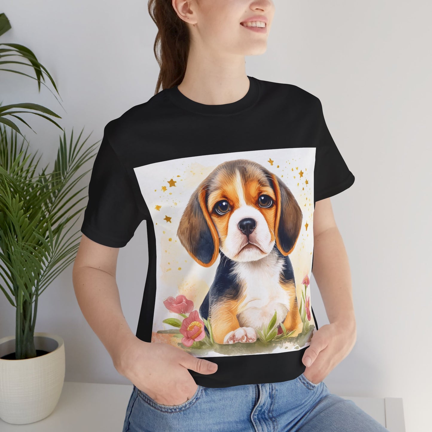 Beagle Unisex Jersey Short Sleeve Tee