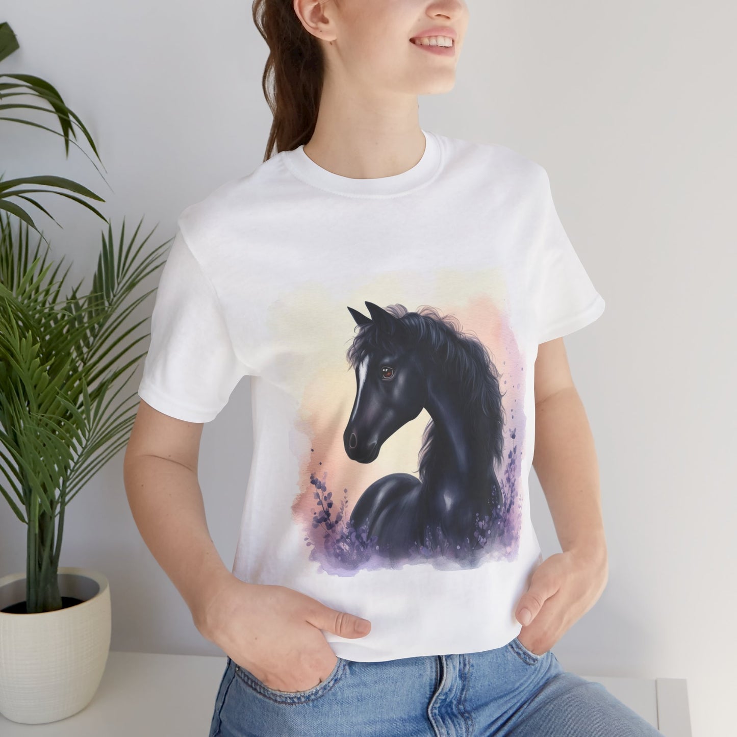 Baby Black Horse Unisex Jersey Short Sleeve Tee