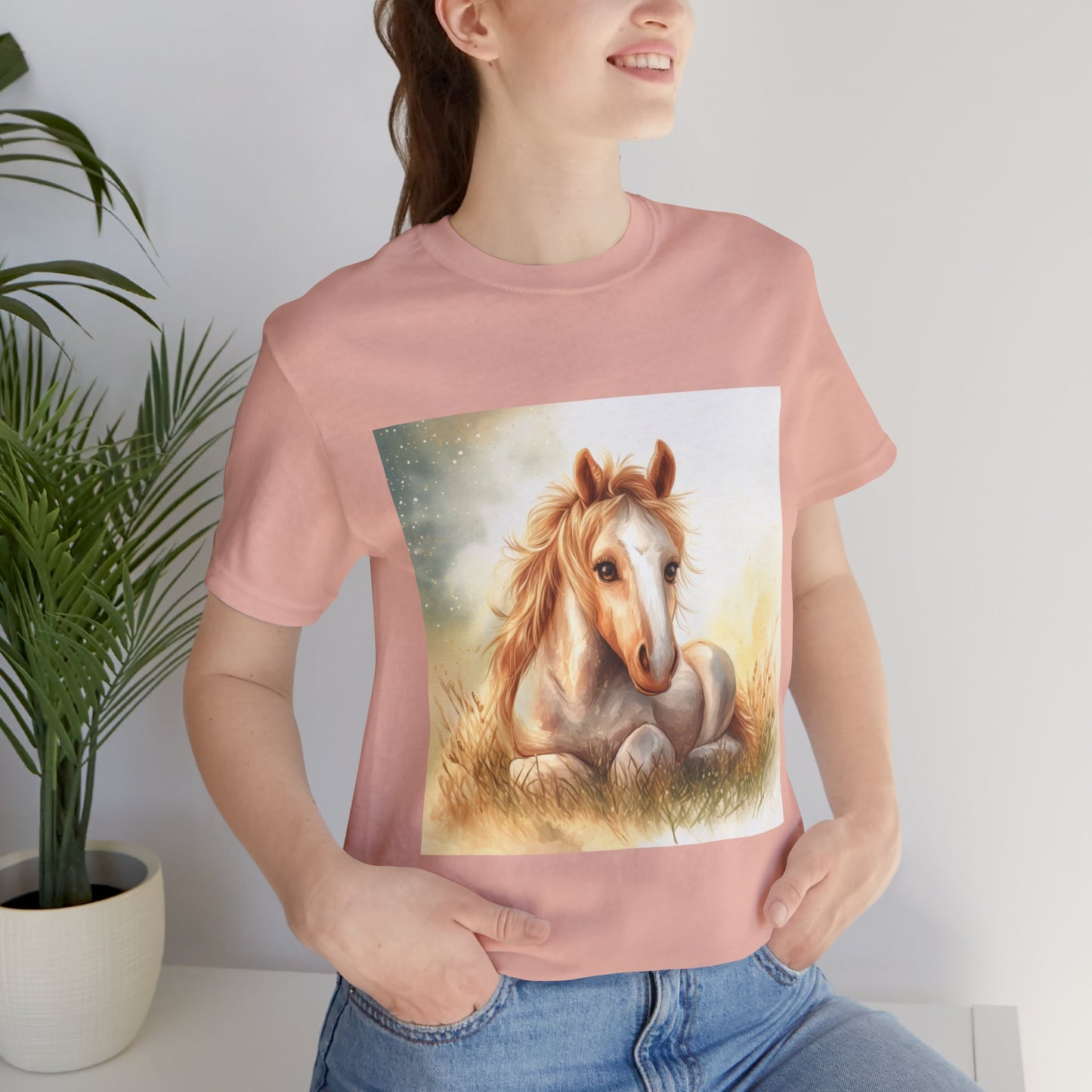 Palamino Horse Unisex Jersey Short Sleeve Tee