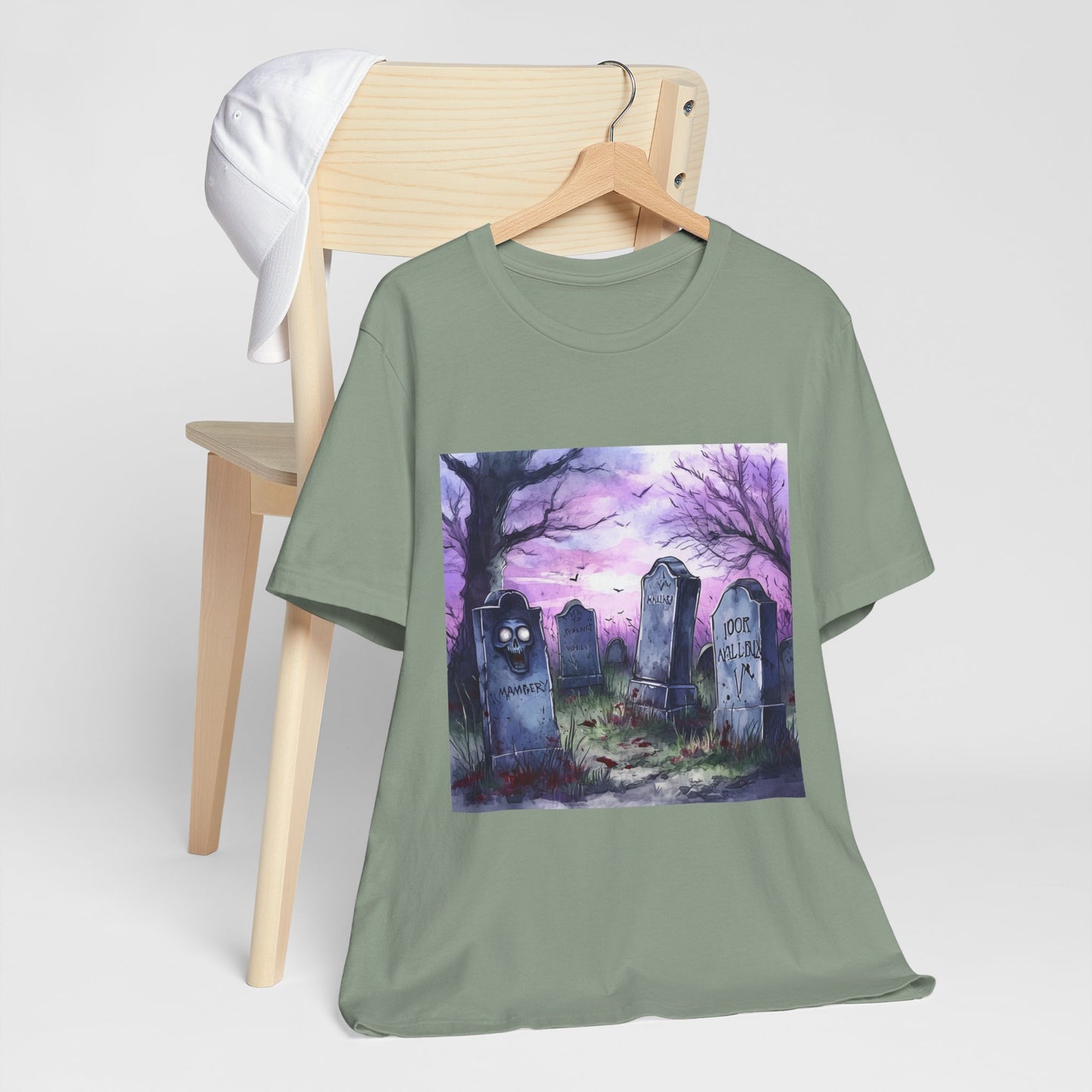 Purple Graveyard Unisex Jersey Short Sleeve Tee