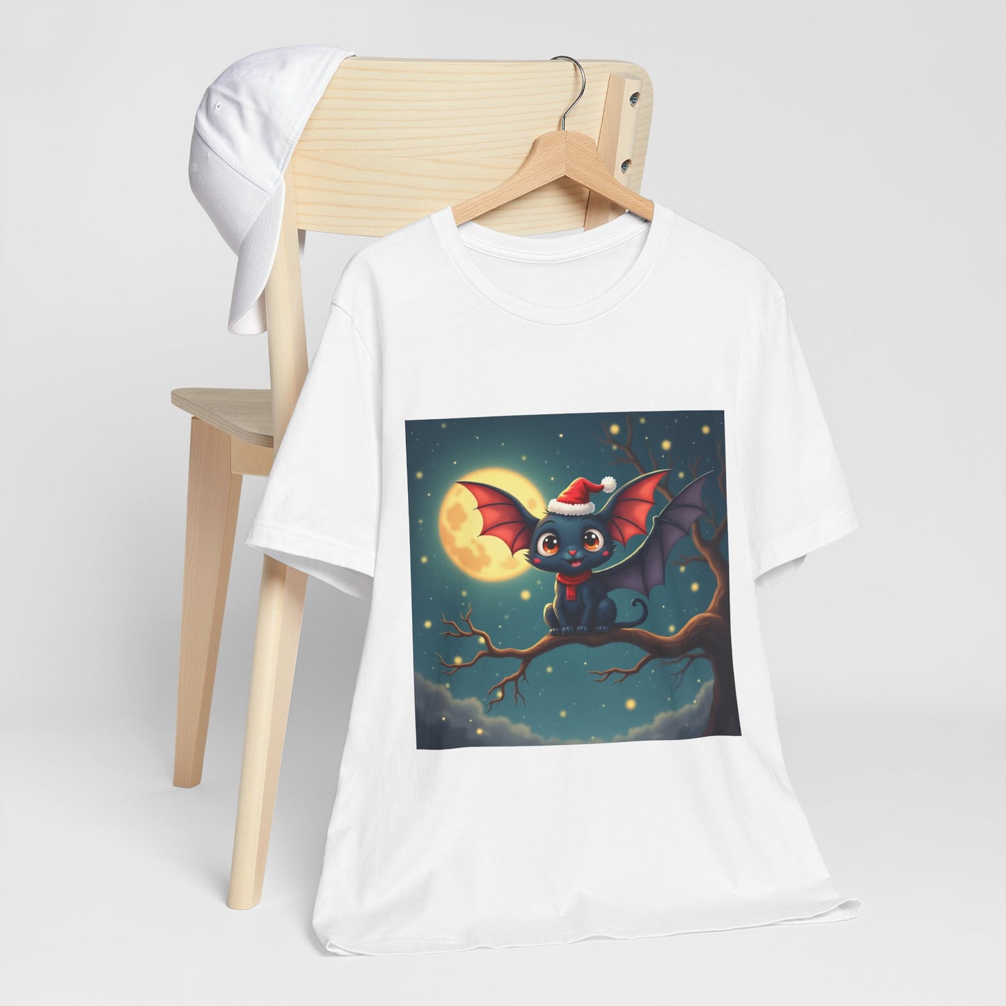 Adorable Festive Winter Bat Unisex Jersey Tee