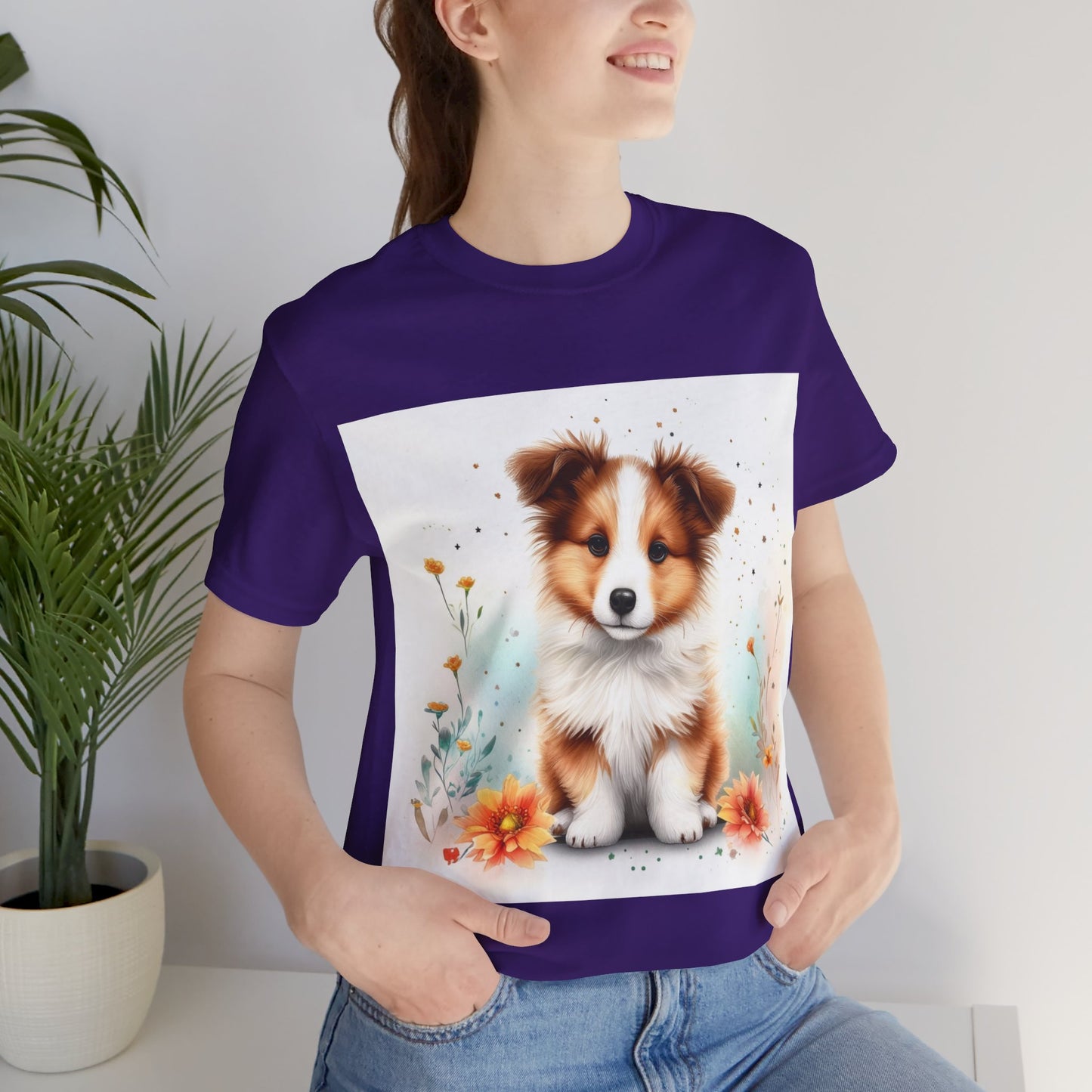 Shetland Sheepdog Unisex Jersey Short Sleeve Tee