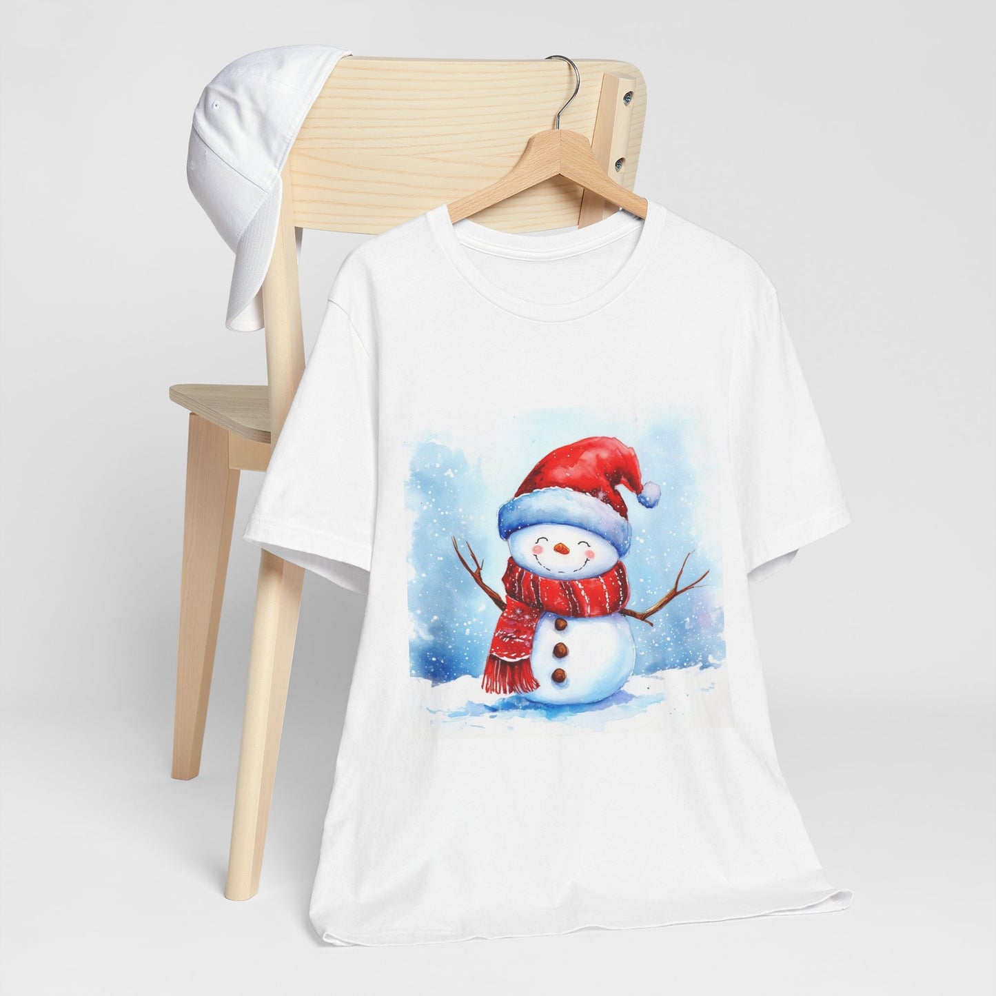 Cute Snowman Unisex Jersey Short Sleeve Tee