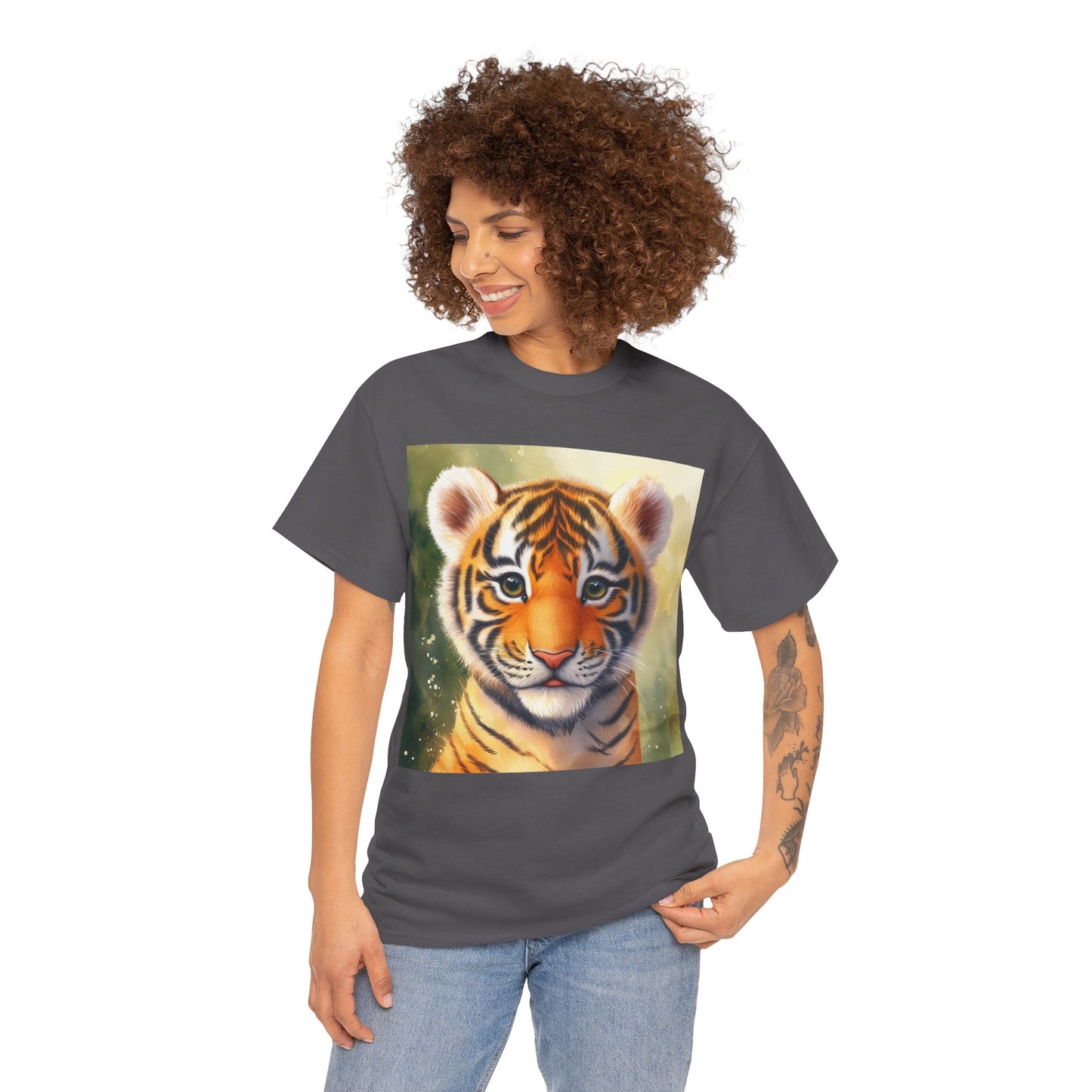 Baby Tiger Unisex Heavy Cotton Tee