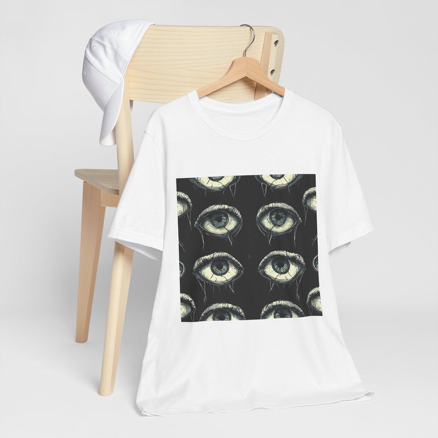 Spooky Eye Pattern Unisex Jersey Short Sleeve Tee