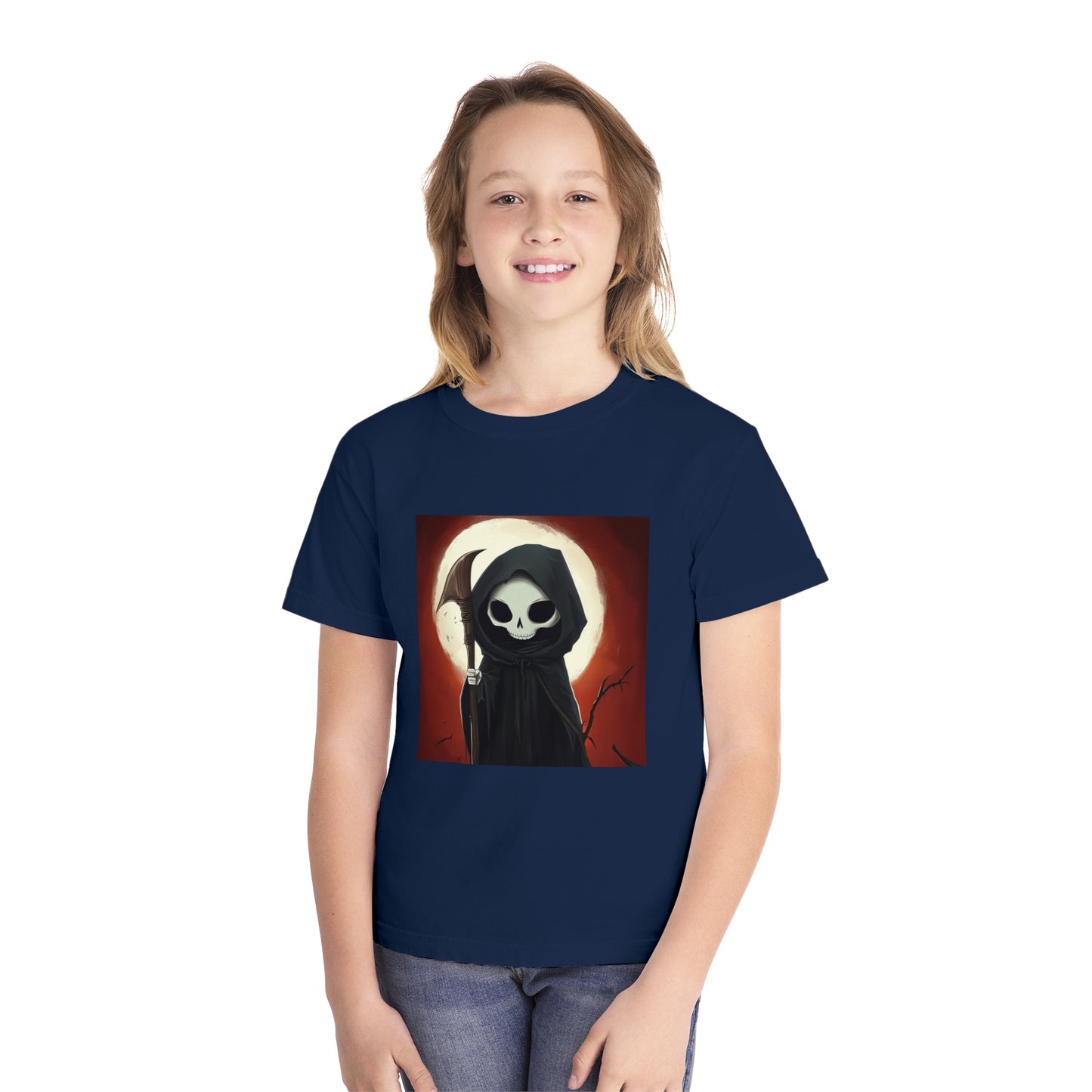 Cute Grim Reaper Youth Midweight Tee