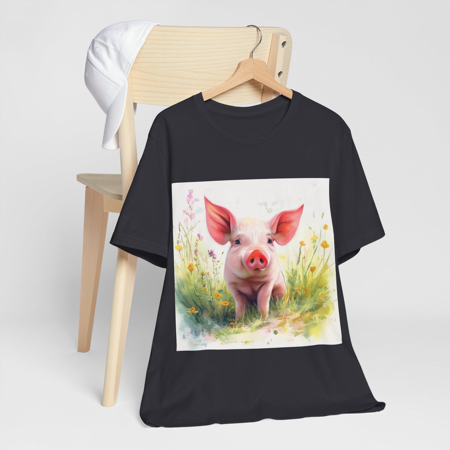 Playful Piglet Unisex Jersey Short Sleeve Tee