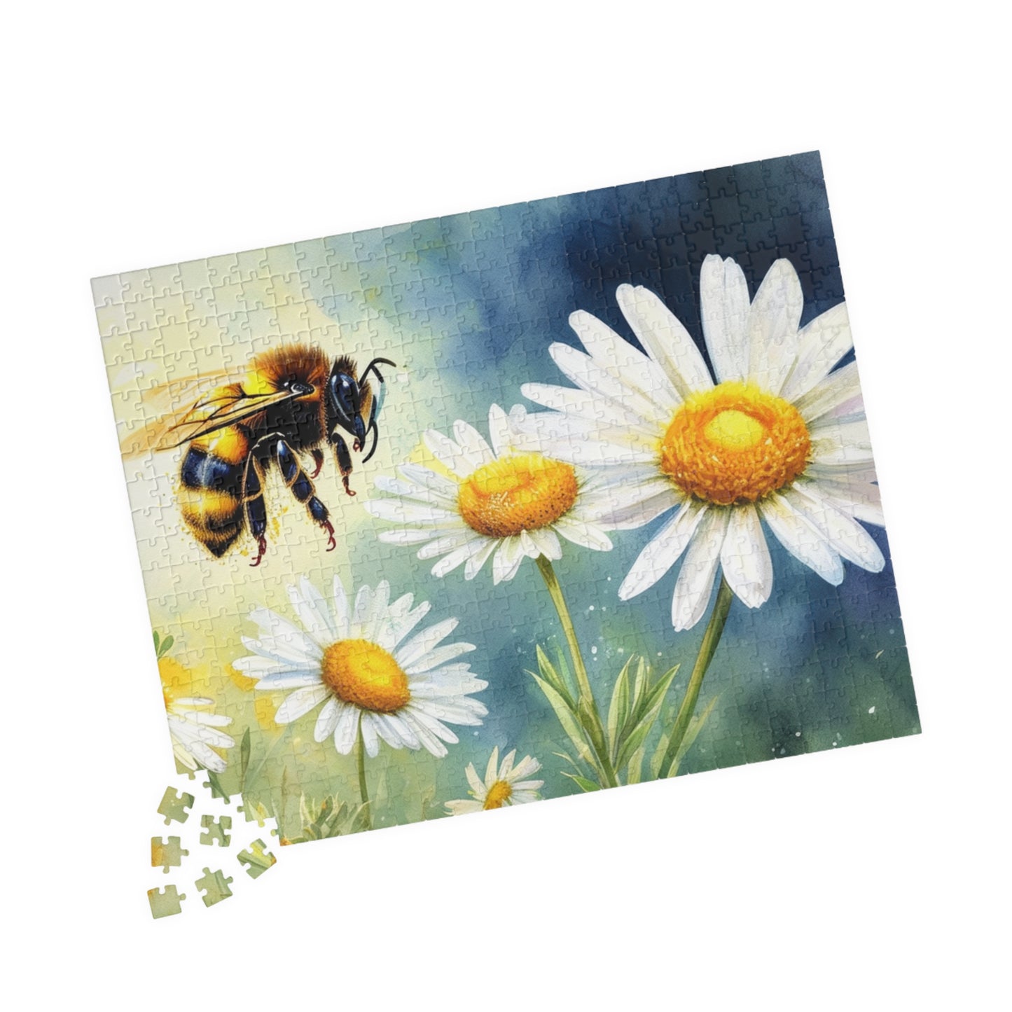 Busy Bee on a Daisy Puzzle (110, 252, 520, 1014-piece)