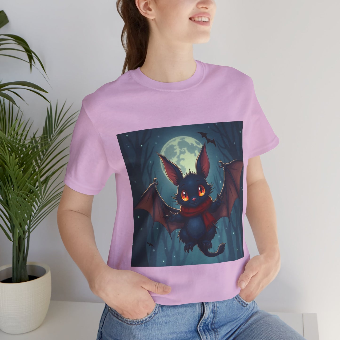 Cute Cold Bat Unisex Jersey Tee