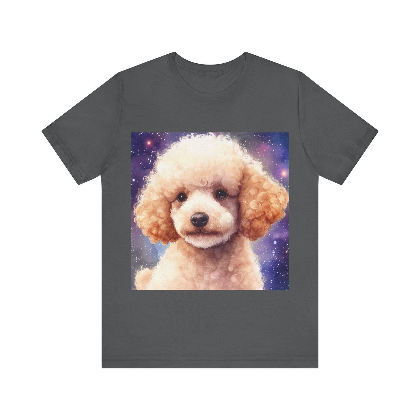 Fluffy Poodle Unisex Jersey Short Sleeve Tee