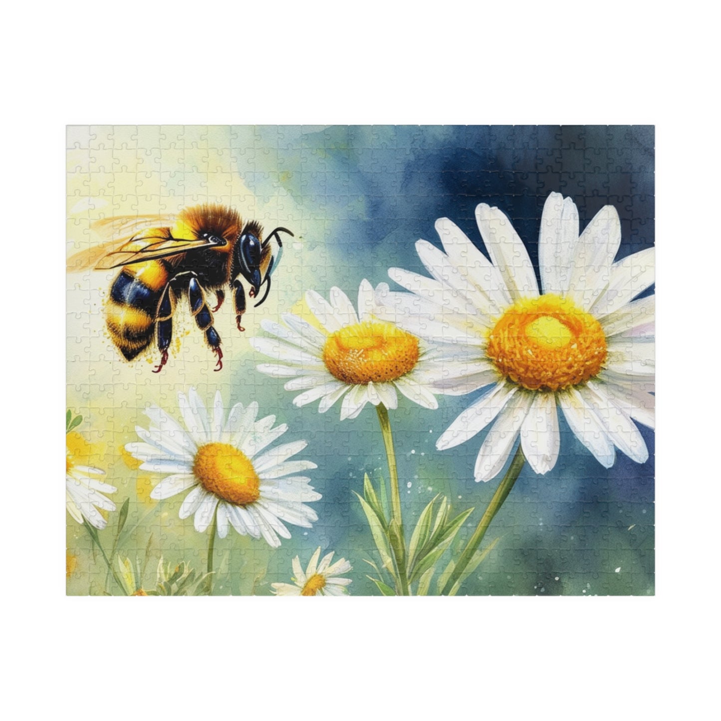 Busy Bee on a Daisy Puzzle (110, 252, 520, 1014-piece)