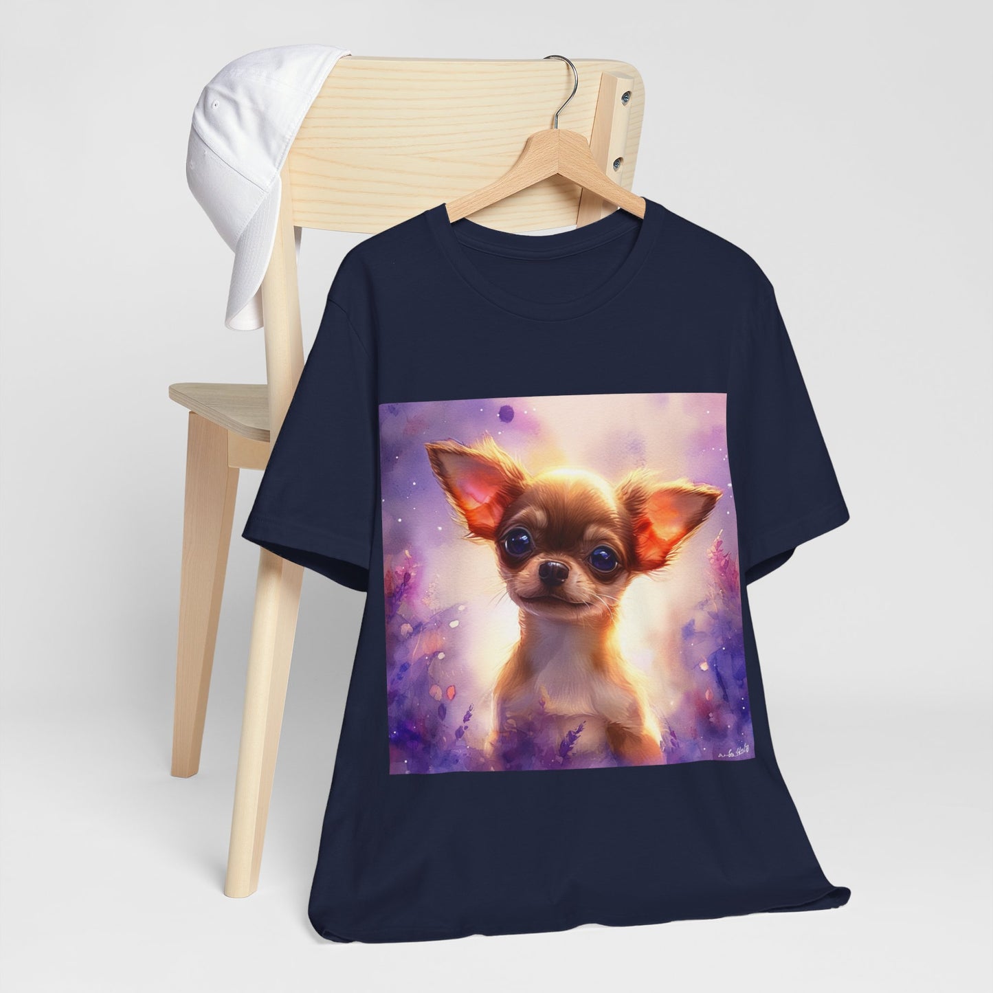 Galaxy Chihuahua Unisex Jersey Short Sleeve Tee