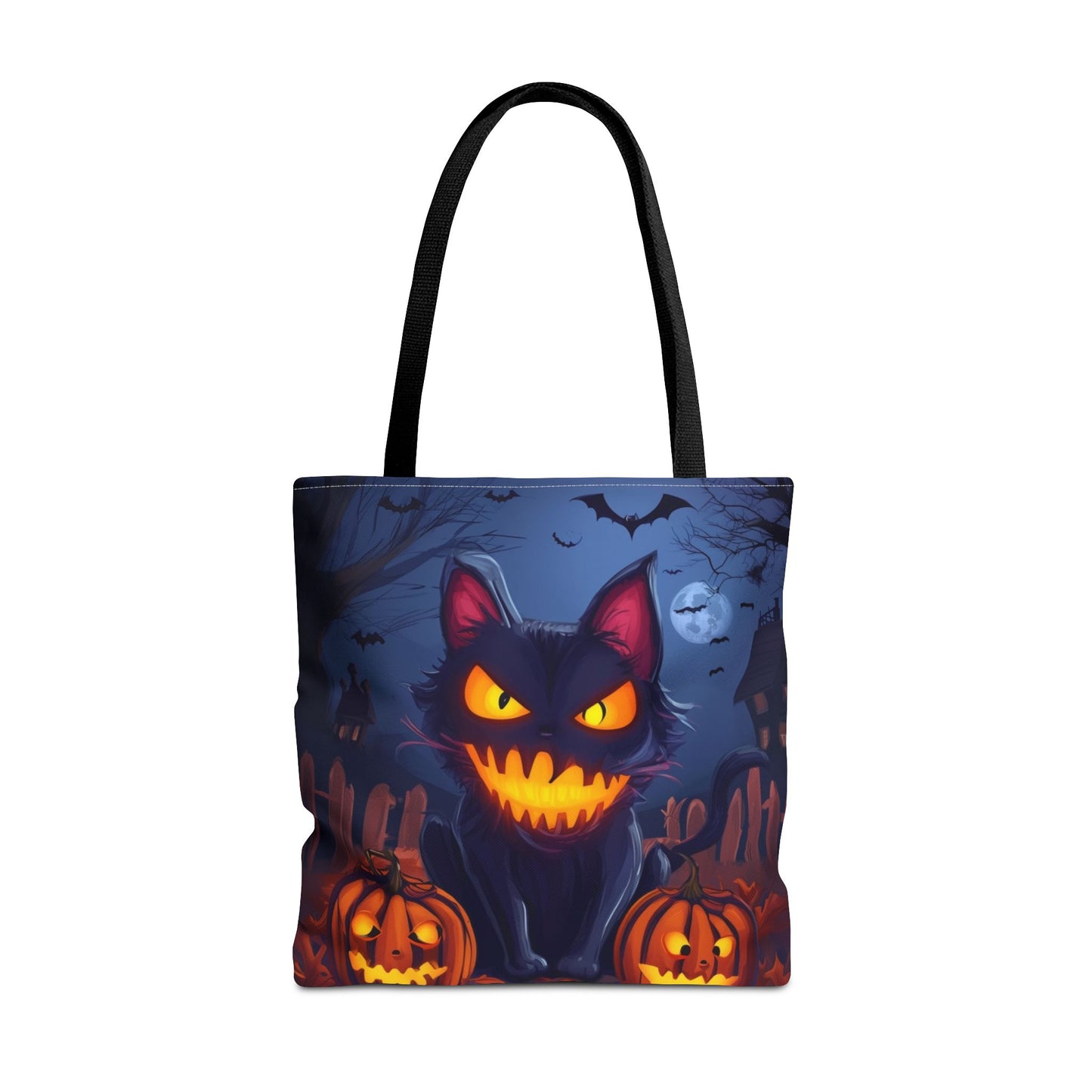 Spooky Cat Tote Bag (AOP)