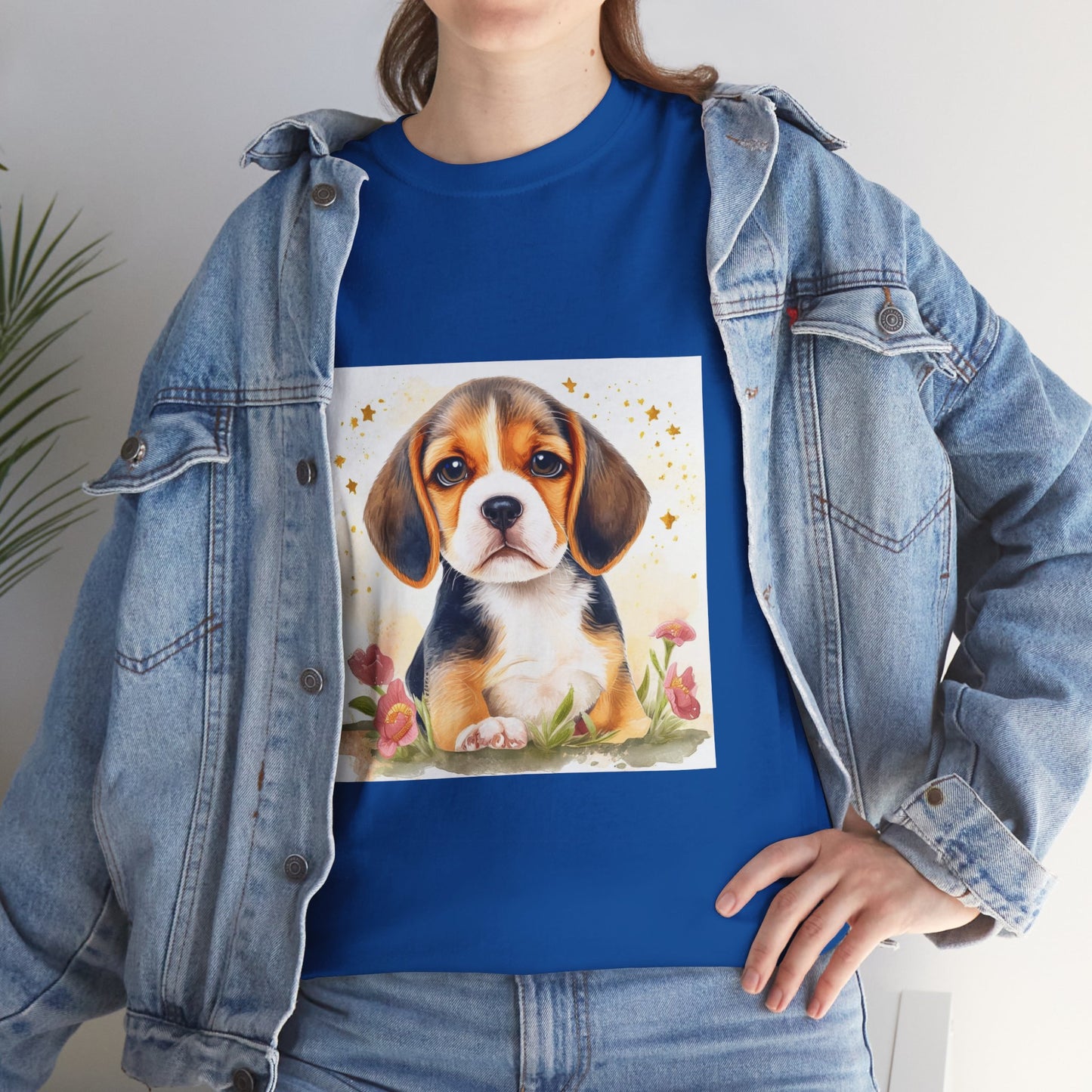 Beagle Puppy Unisex Heavy Cotton Tee