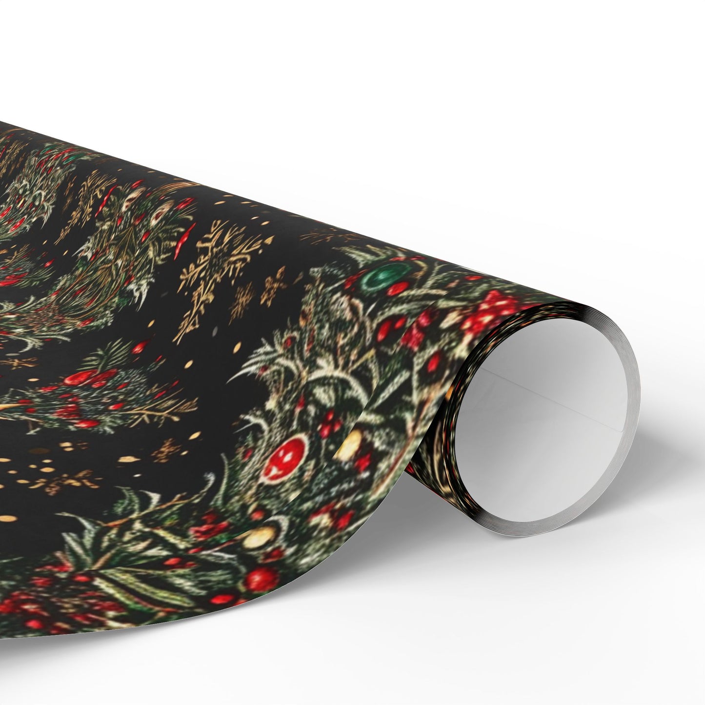 Dark Christmas Tree Pattern Wrapping Papers