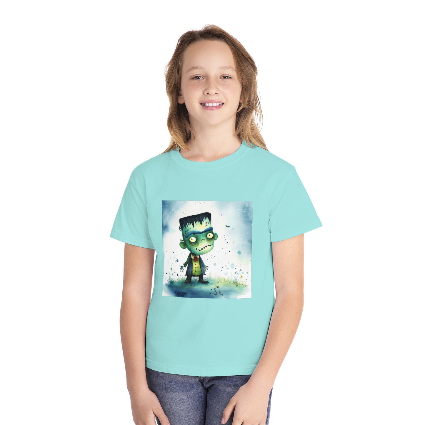 Cute Frankenstein Youth Midweight Tee