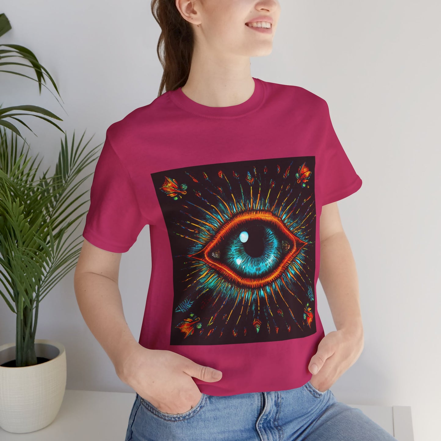 Mesmerizing Eye Unisex Jersey Short Sleeve Tee