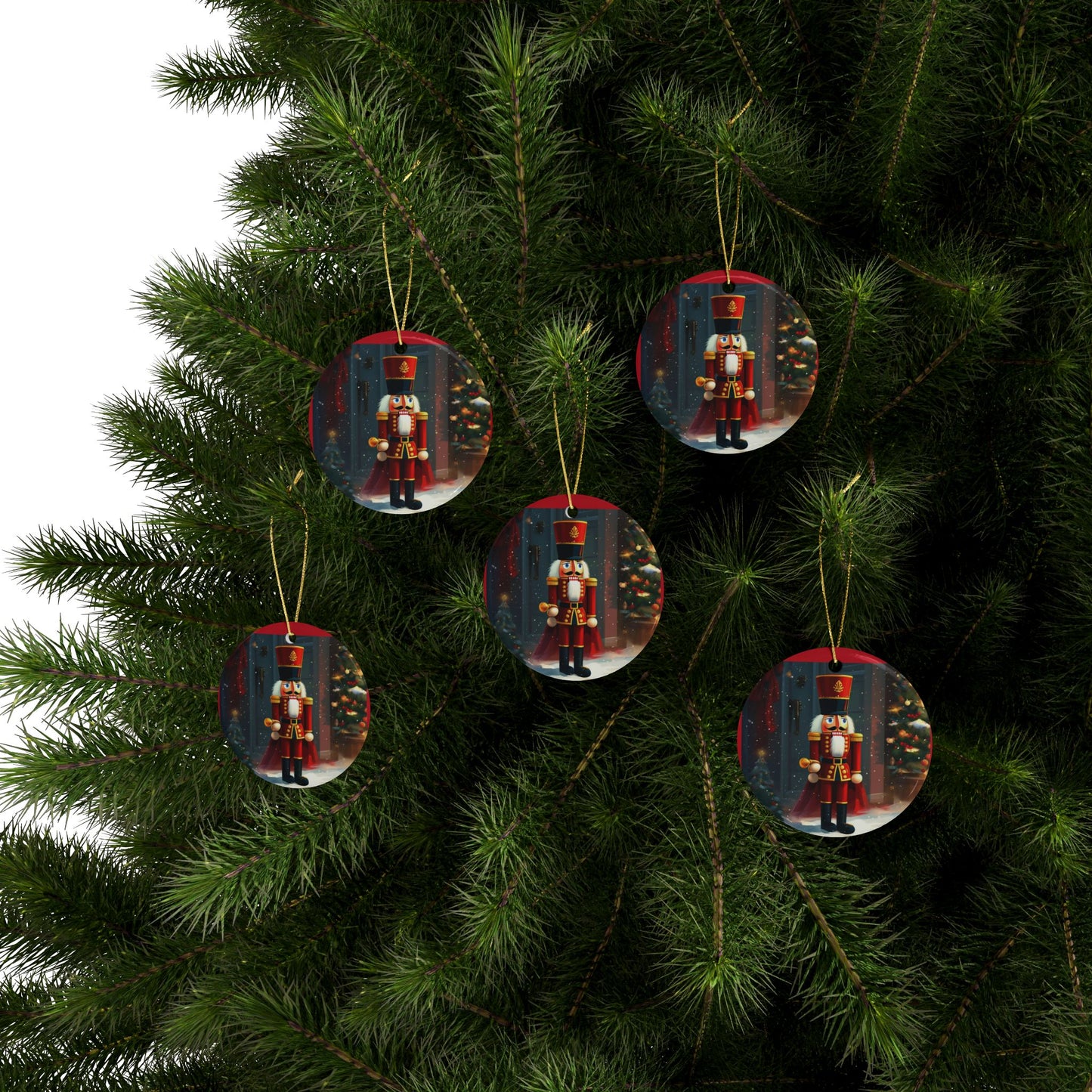 Classic Nutcracker Ceramic Ornaments (1pcs, 5pcs, 10pcs, 20pcs)