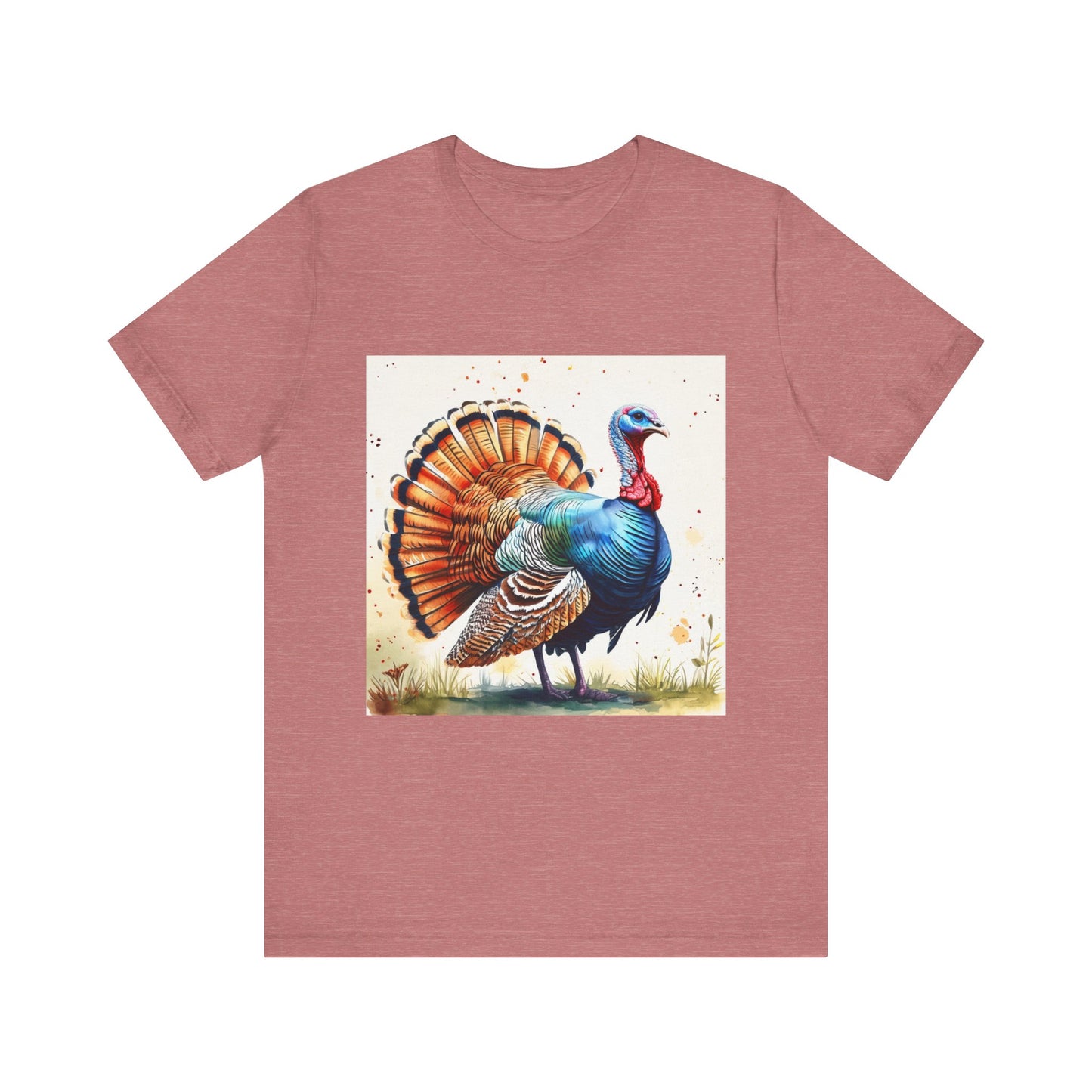 Cute Turkey Unisex Jersey Short Sleeve Tee