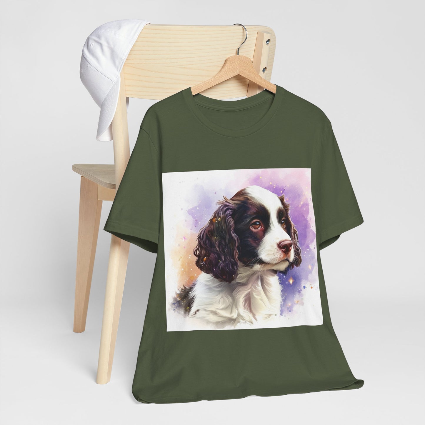 Cute Springer Spaniel Unisex Jersey Short Sleeve Tee