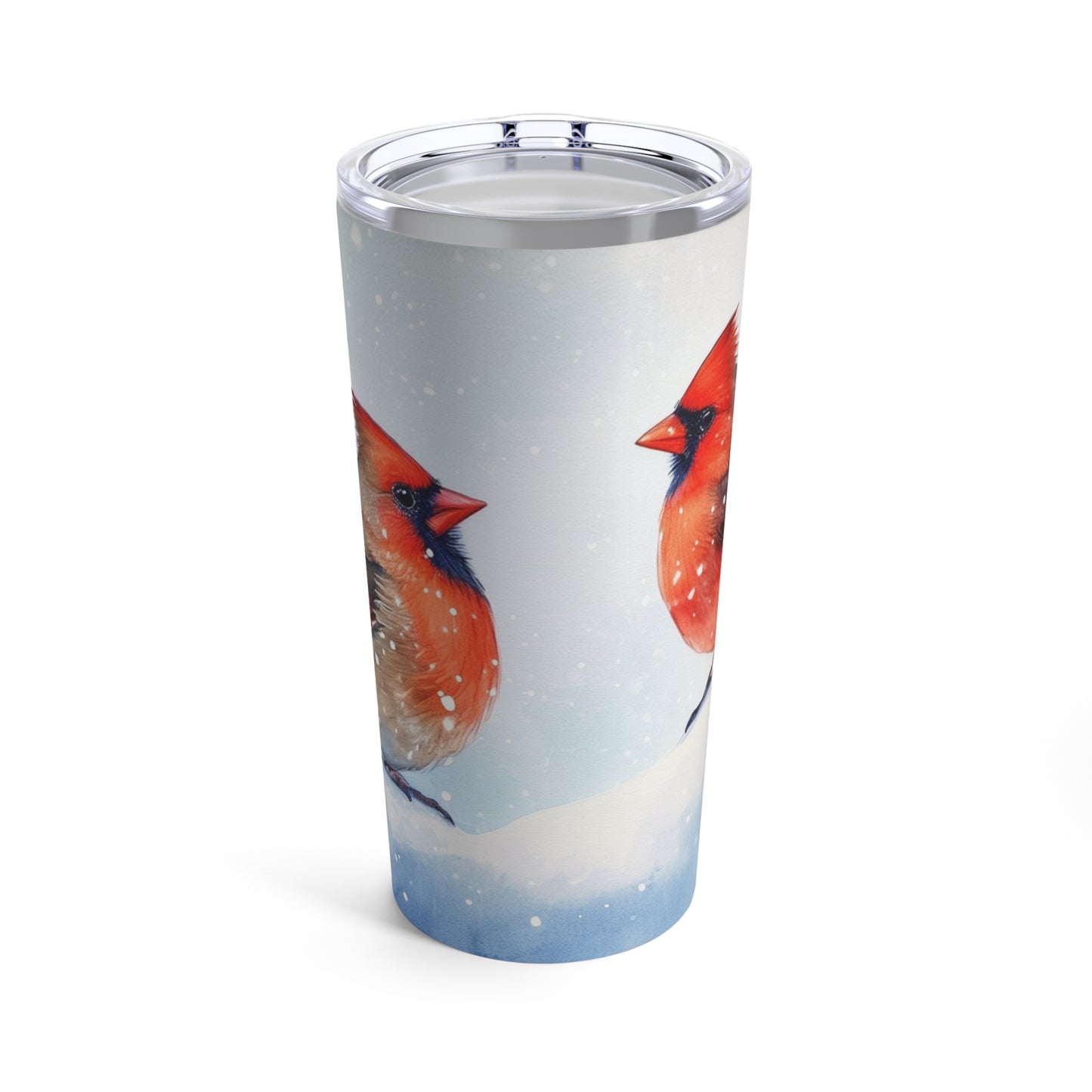 Cardinals in the Snow Tumbler 20oz