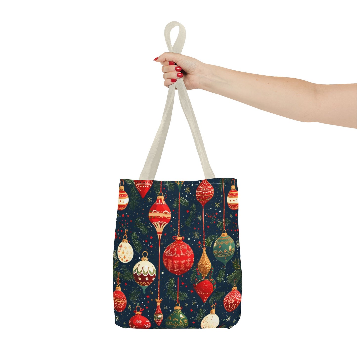 Dark Ornament Pattern Tote Bag (AOP)