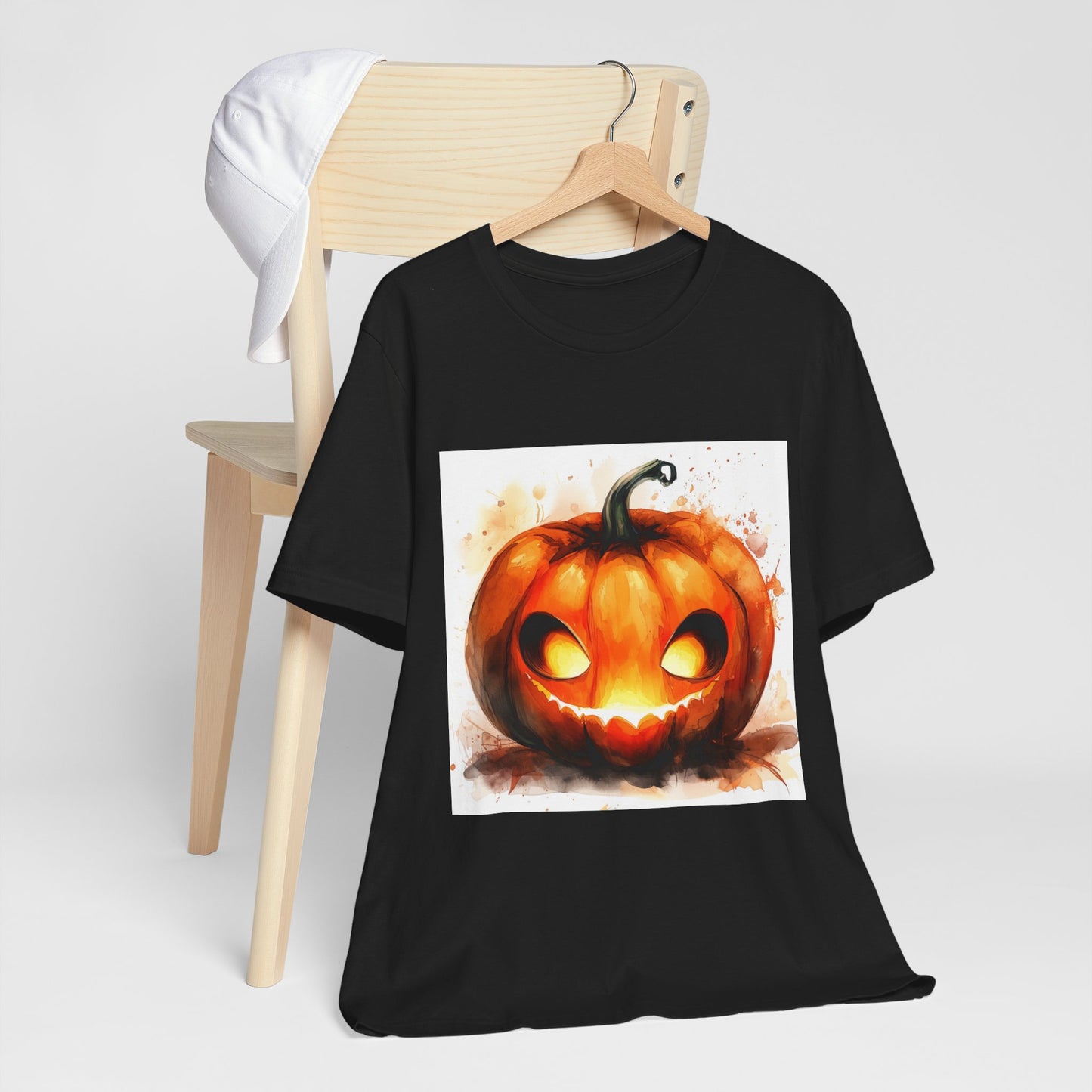 Cute Happy Jack o Lantern Unisex Jersey Short Sleeve Tee