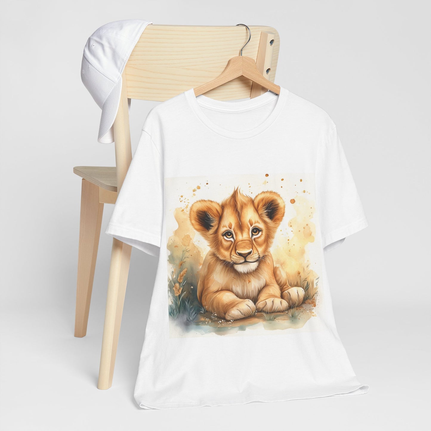 Cute Lion Cub Unisex Jersey Short Sleeve Tee