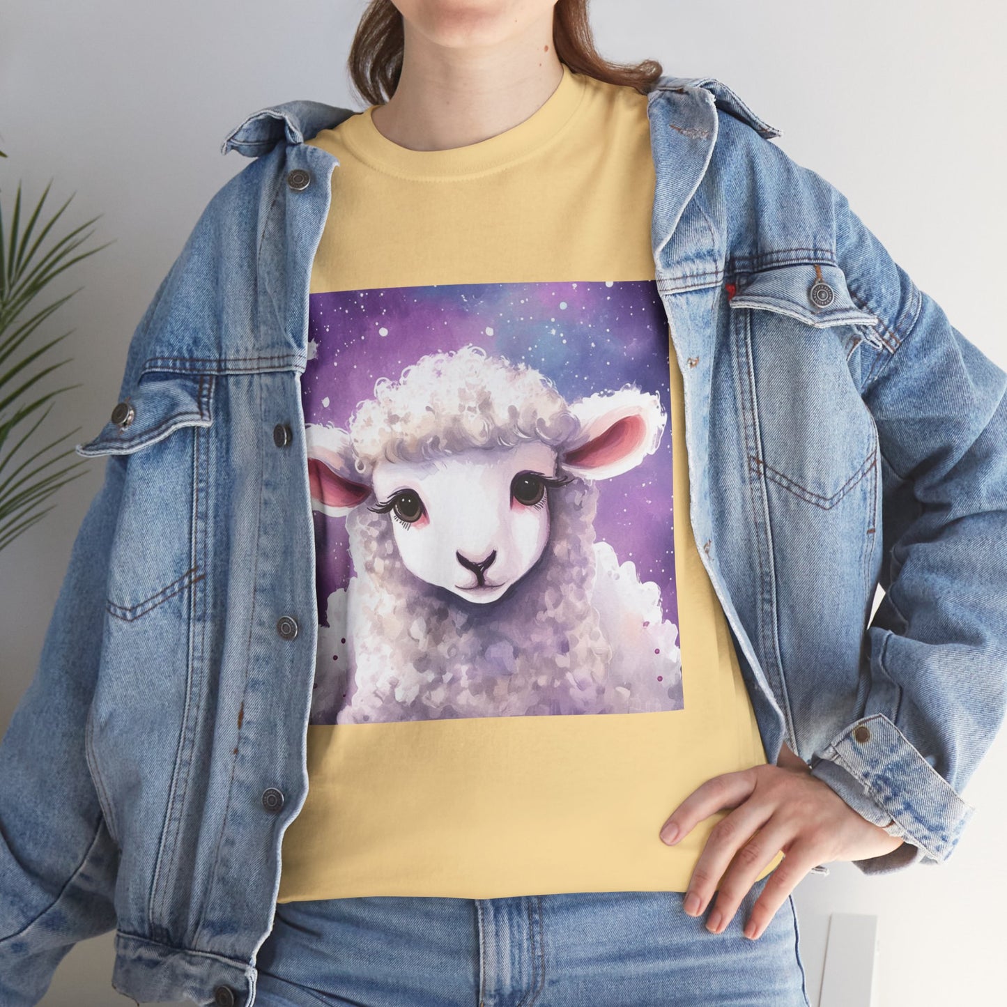 Fuzzy Lamb Unisex Heavy Cotton Tee