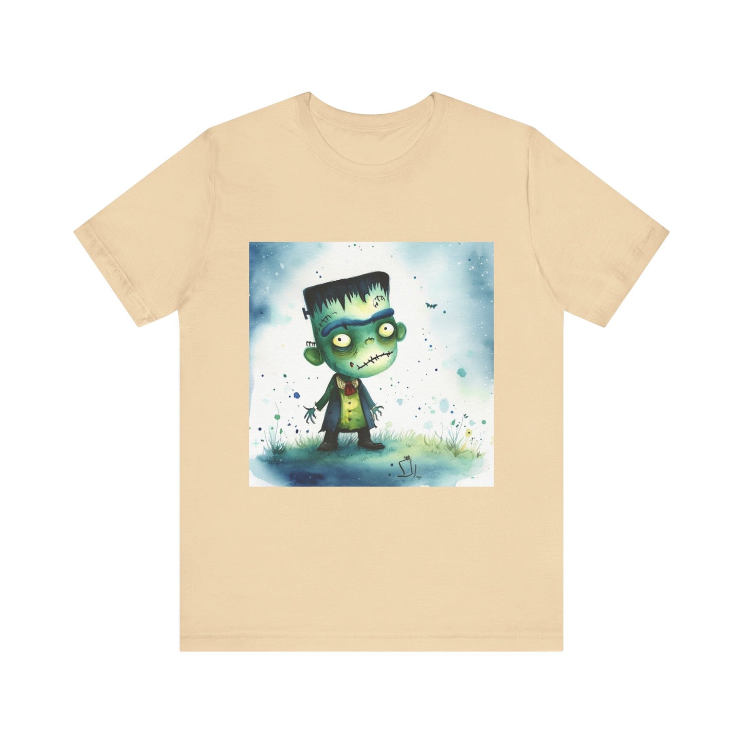 Cute Frankenstein Unisex Jersey Short Sleeve Tee