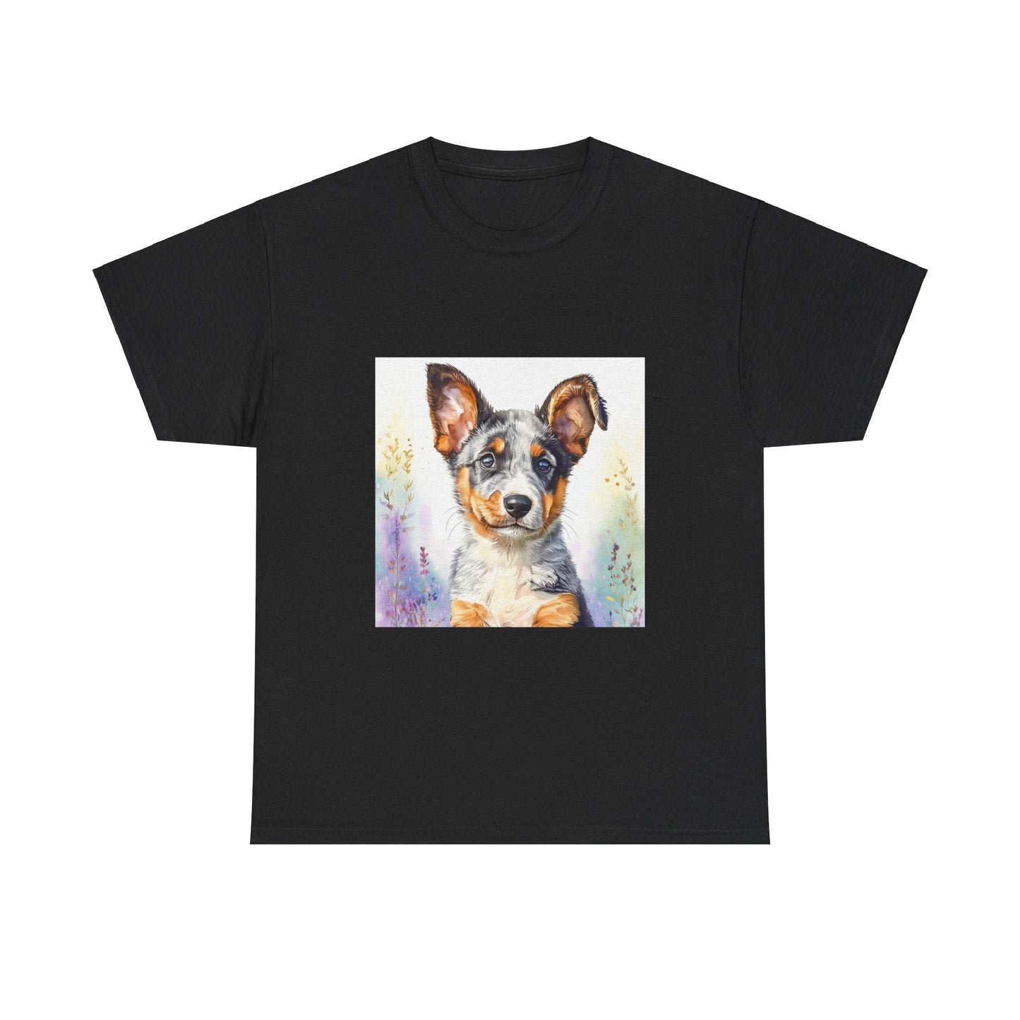 Australian Cattle Dog Puppy Unisex Heavy Cotton Tee