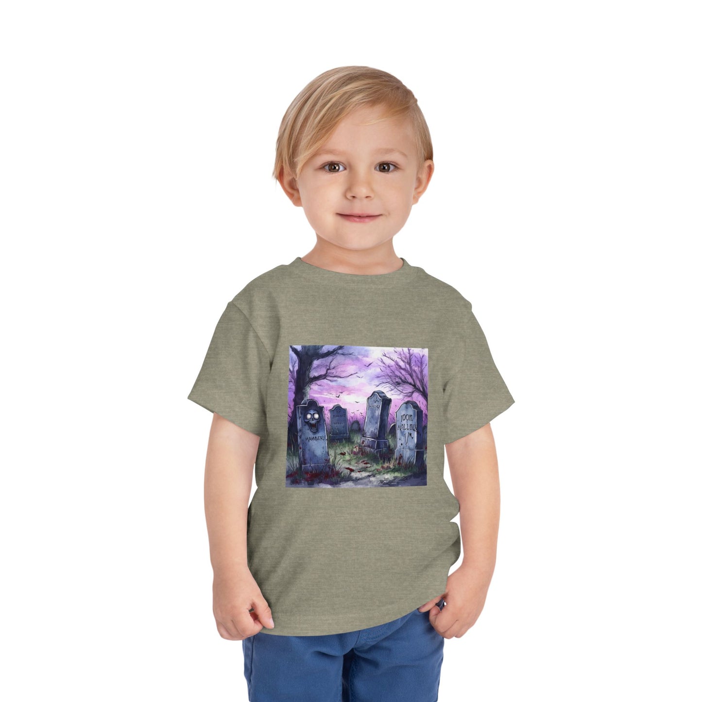 Purple Graveyard Toddler Short Sleeve Tee