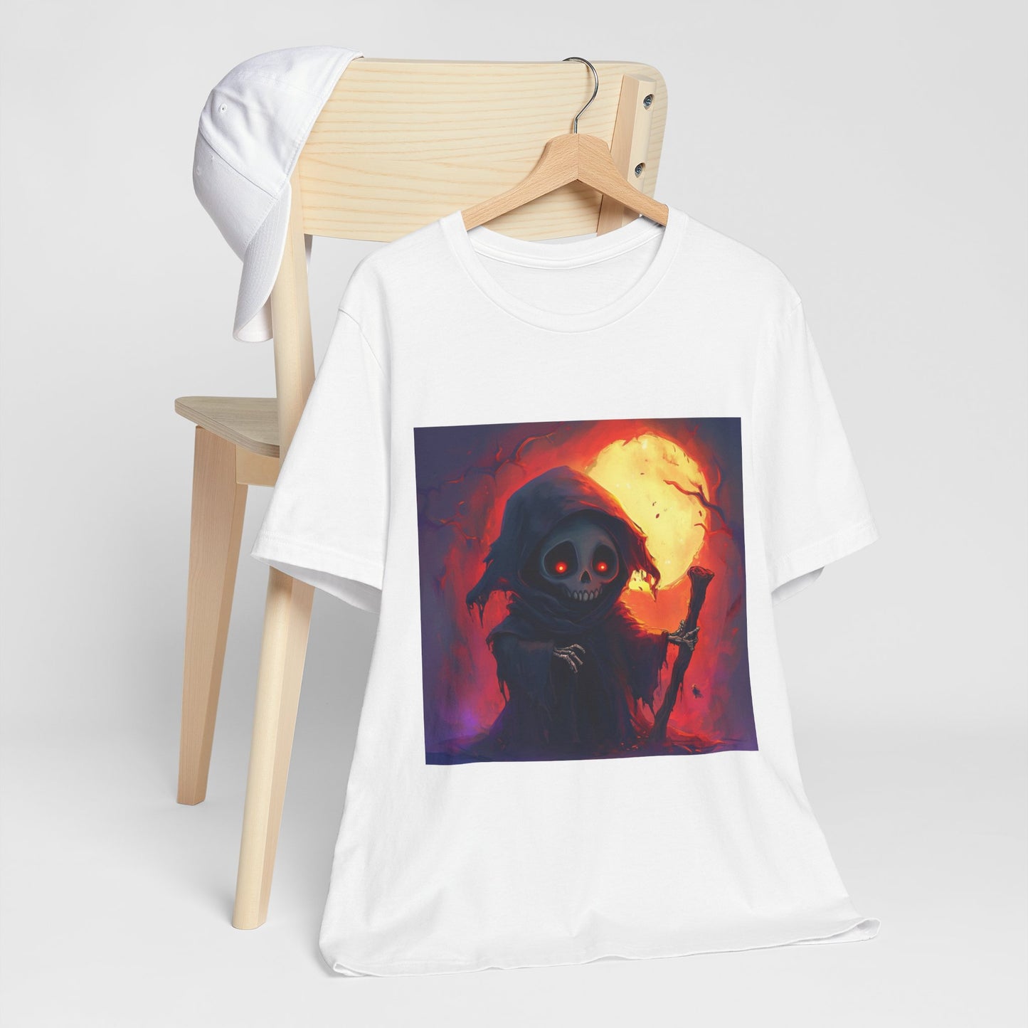 Haunting Grim Reaper Unisex Jersey Short Sleeve Tee