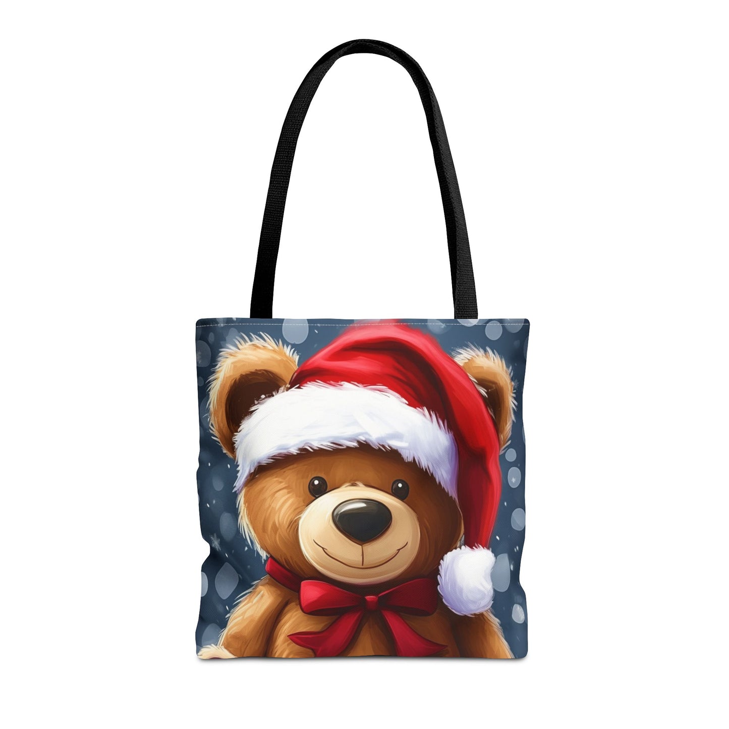 Cute Holiday Teddy Tote Bag (AOP)