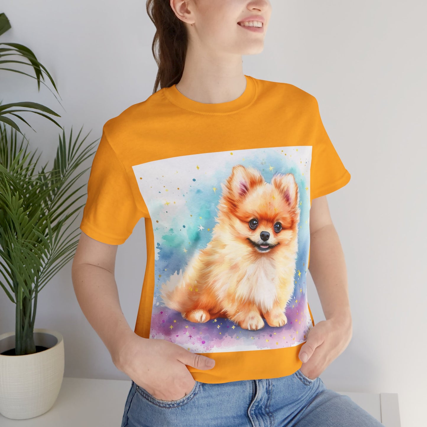 Pomeranian Unisex Jersey Short Sleeve Tee