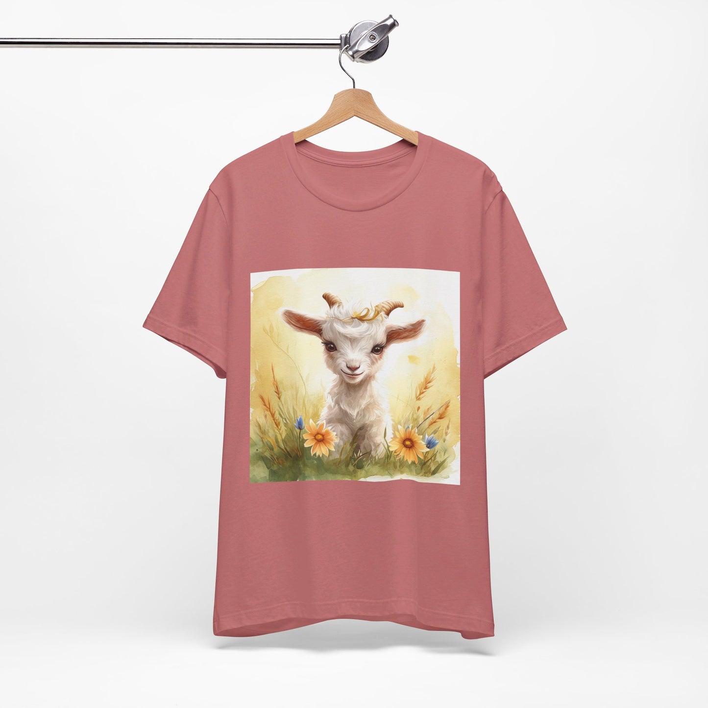 Adorable Goat Unisex Jersey Short Sleeve Tee