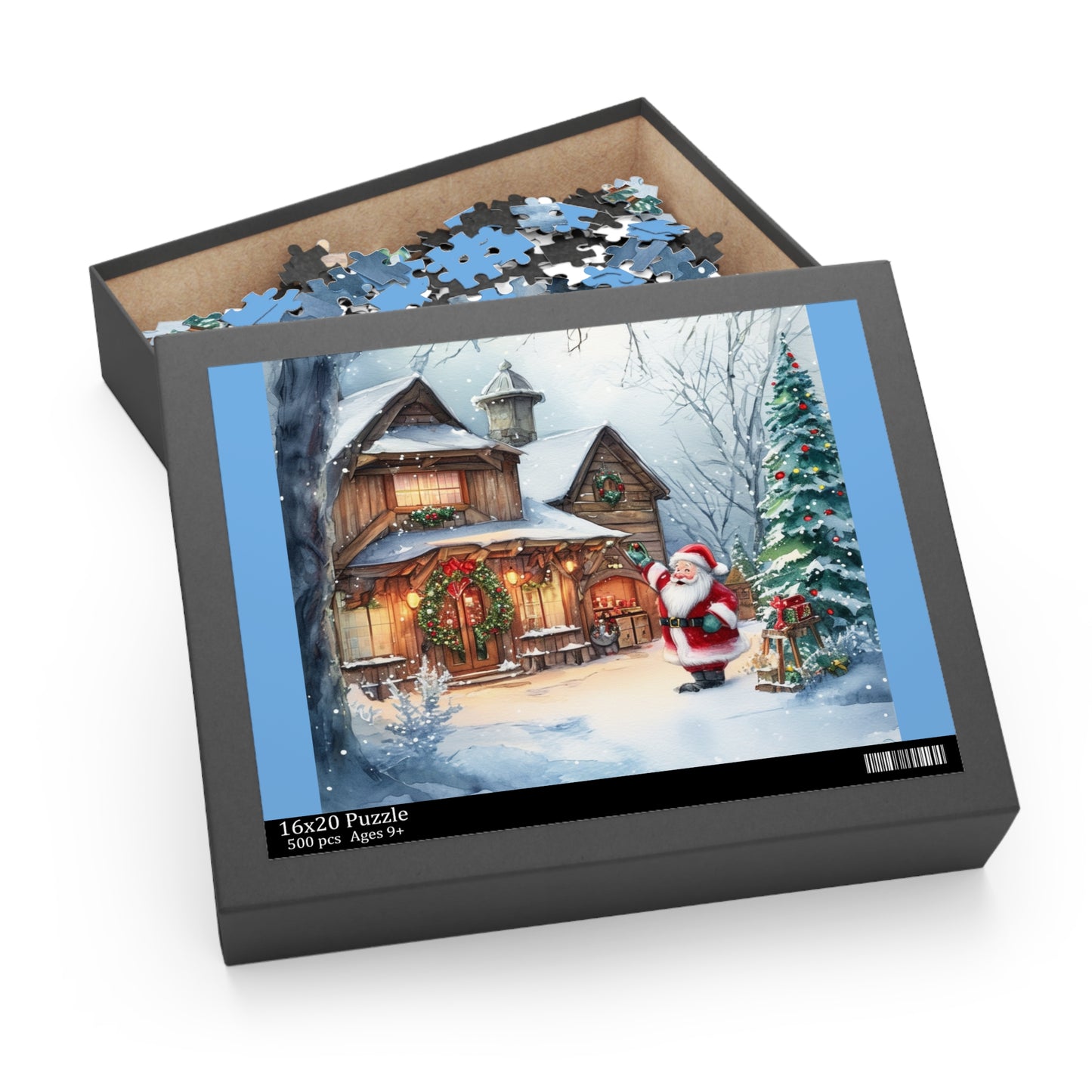 Santa's Workshop Puzzle (120, 252, 500-Piece)