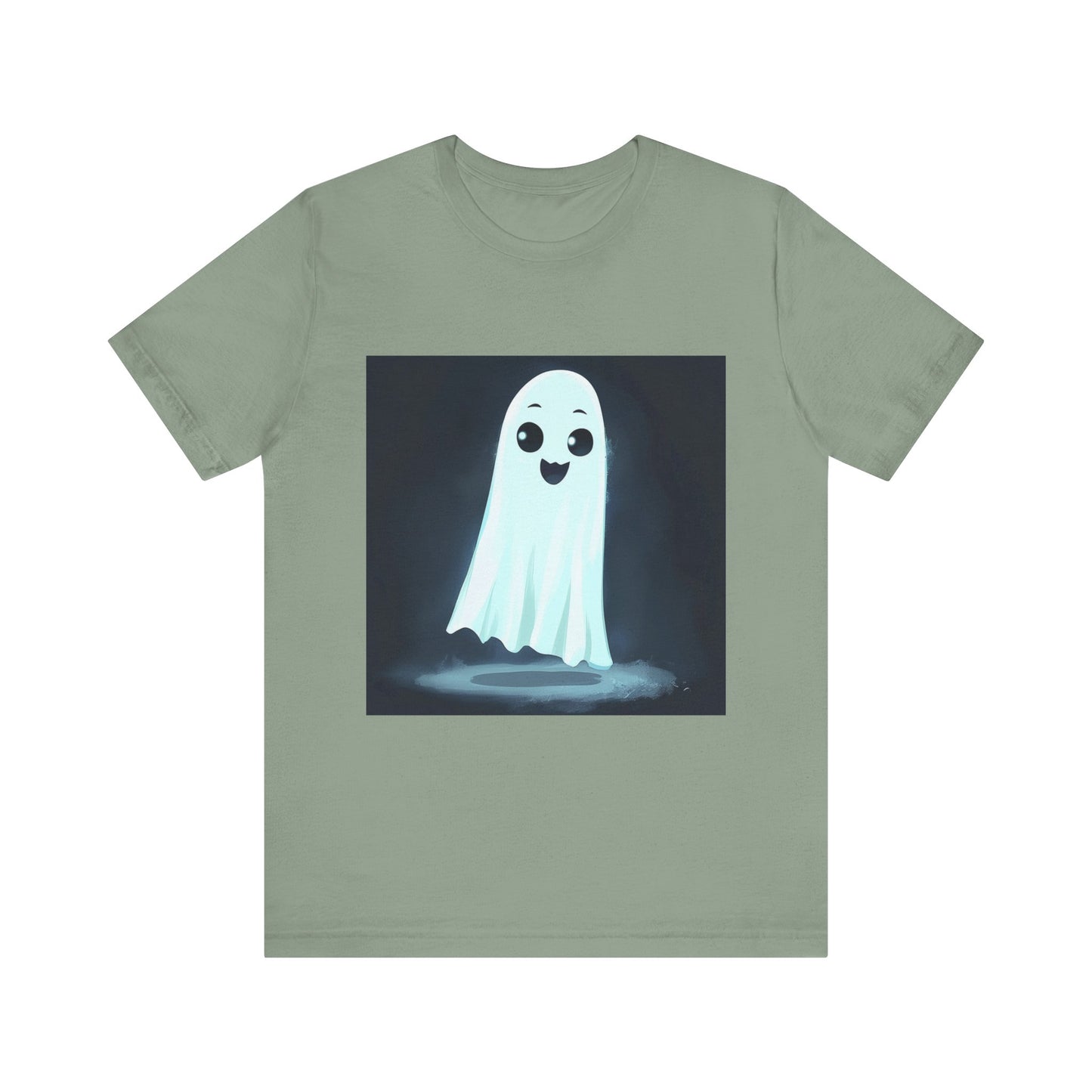 Cute Haunting Ghost Unisex Jersey Short Sleeve Tee