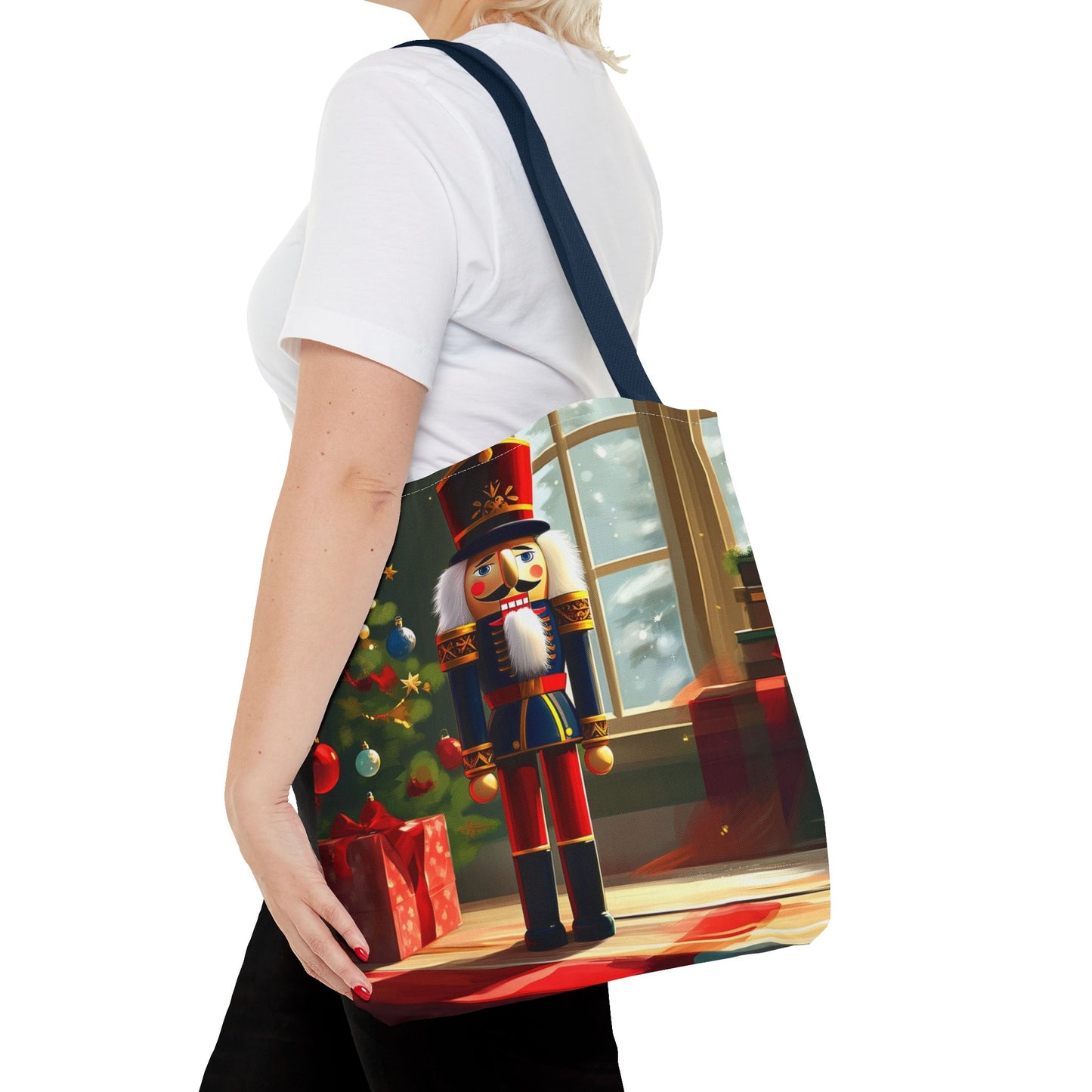 Holiday Nutcracker Tote Bag (AOP)