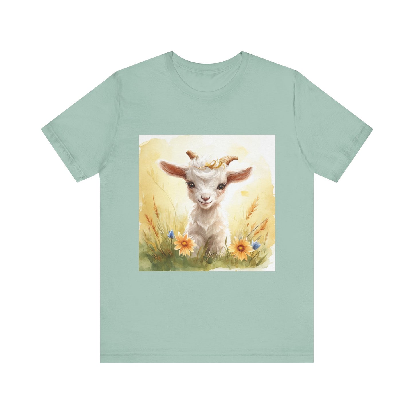 Adorable Goat Unisex Jersey Short Sleeve Tee