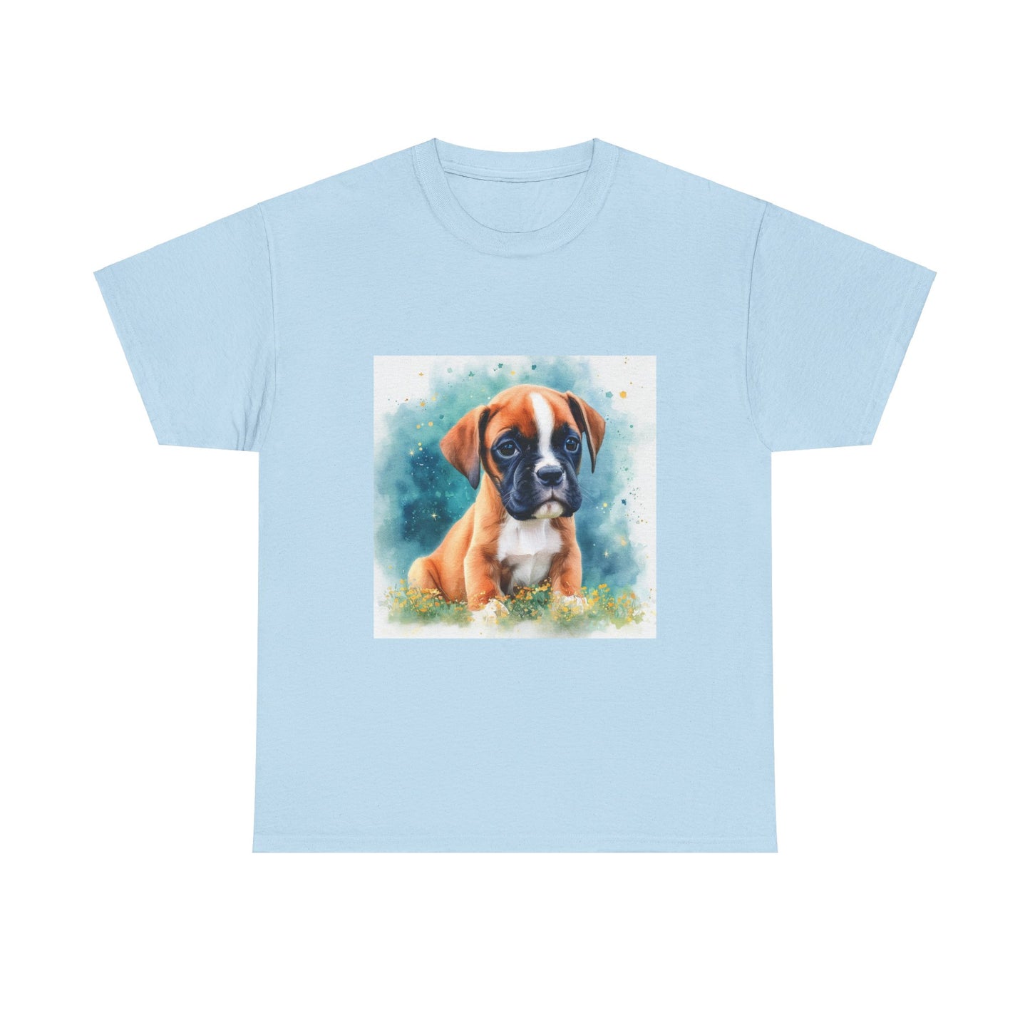 Boxer Puppy Unisex Heavy Cotton Tee