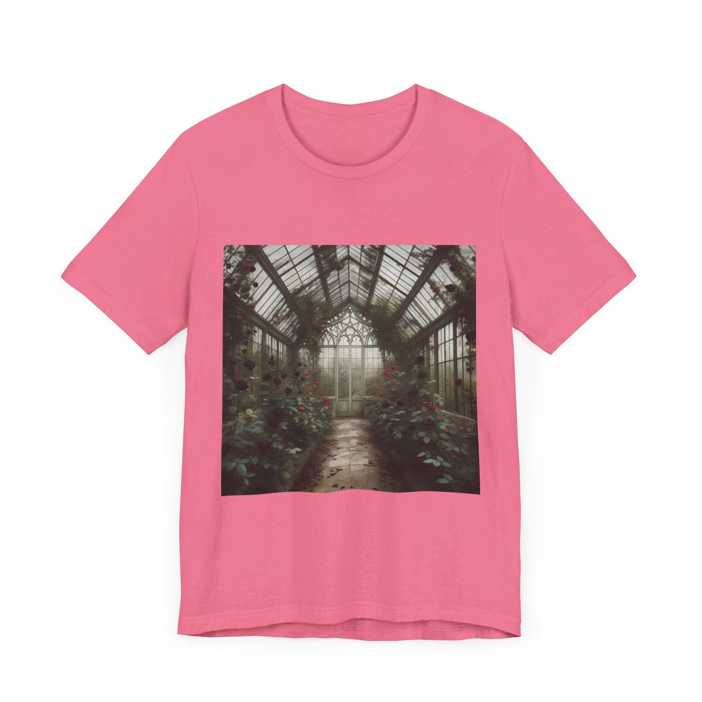 Gothic Roses Greenhouse Unisex Jersey Short Sleeve Tee