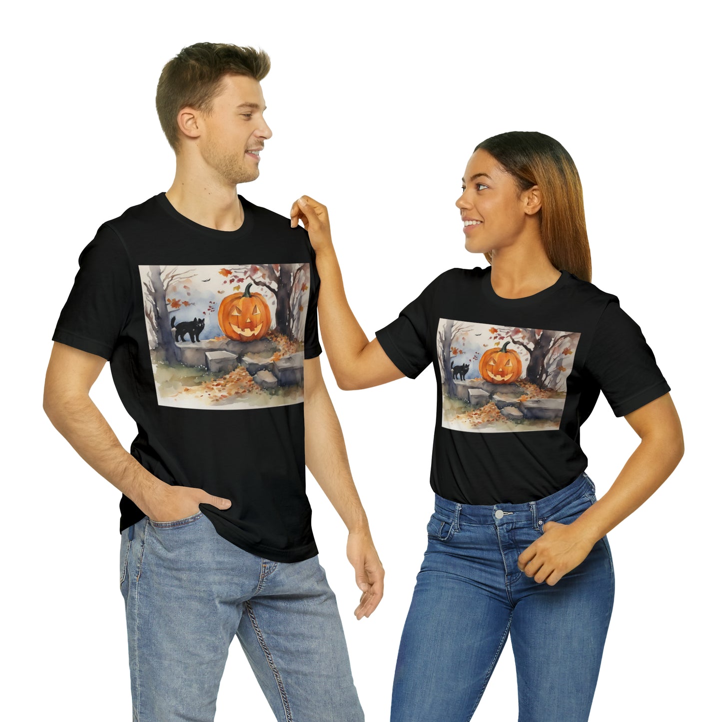 Halloween Jacko-lantern Unisex Jersey Short Sleeve Tee