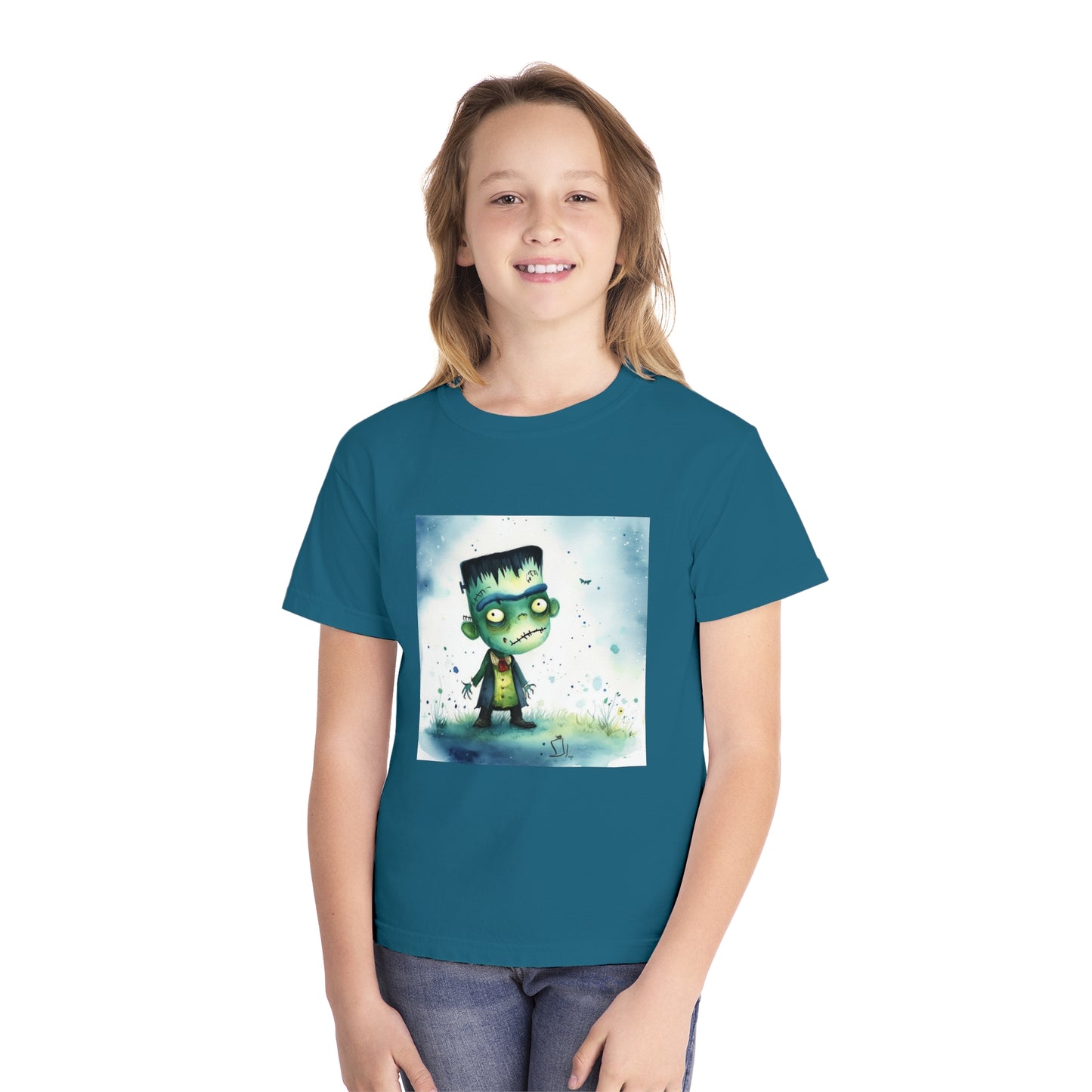 Cute Frankenstein Youth Midweight Tee